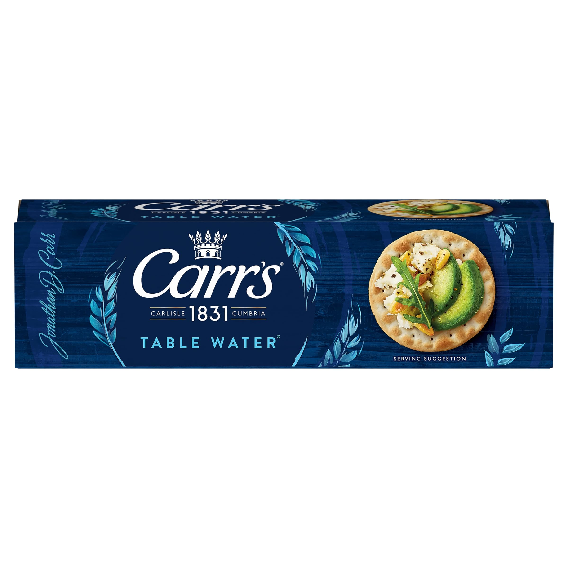 Carr's Table Water Biscuits 125g - Crispy Crackers for Cheese & Dips