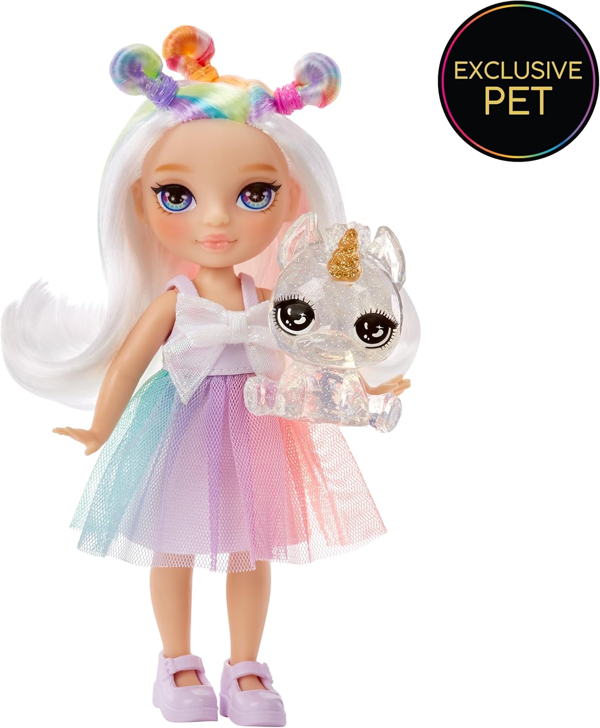 Rainbow High Littles - Opal Raine - 14 cm Posable Fashion Doll with Magical Unicorn Pet