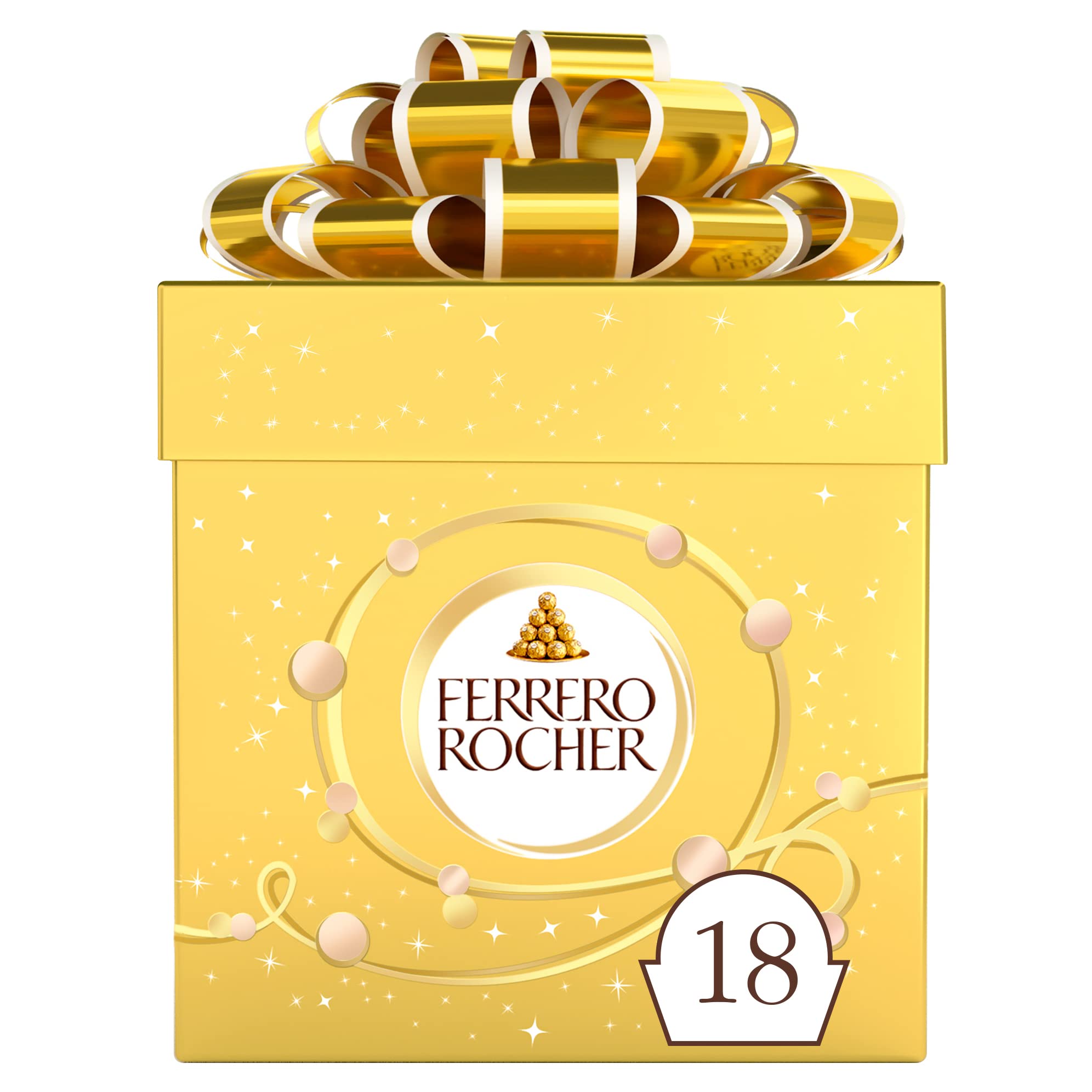Ferrero Rocher Pralines Chocolate Gift Box - 225g Festive Hazelnut Treat