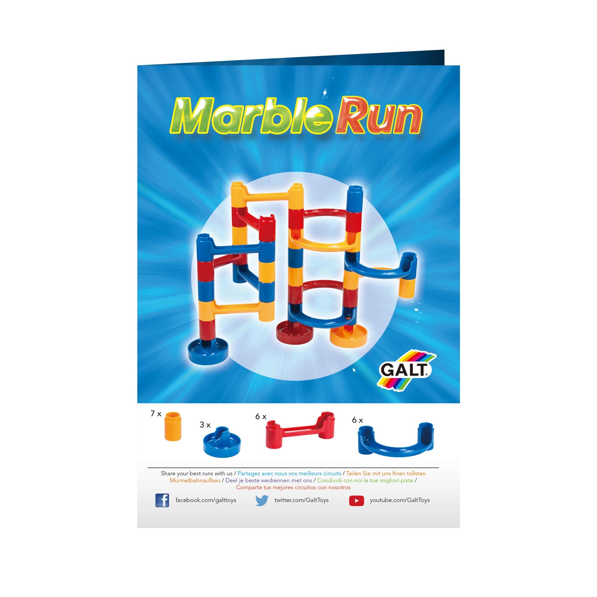 Galt Toys Marble Run - Building & Construction Playset for Ages 4 and Up 9