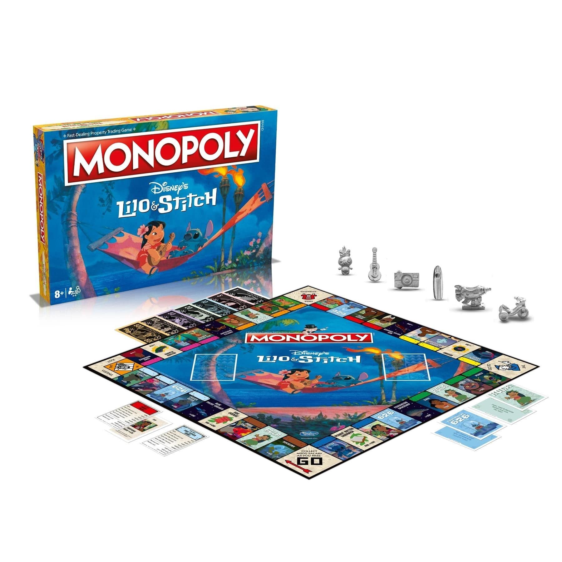Winning Moves Lilo & Stitch Monopoly Board Game - Standard Edition, Ages 8+, 2-6 Players