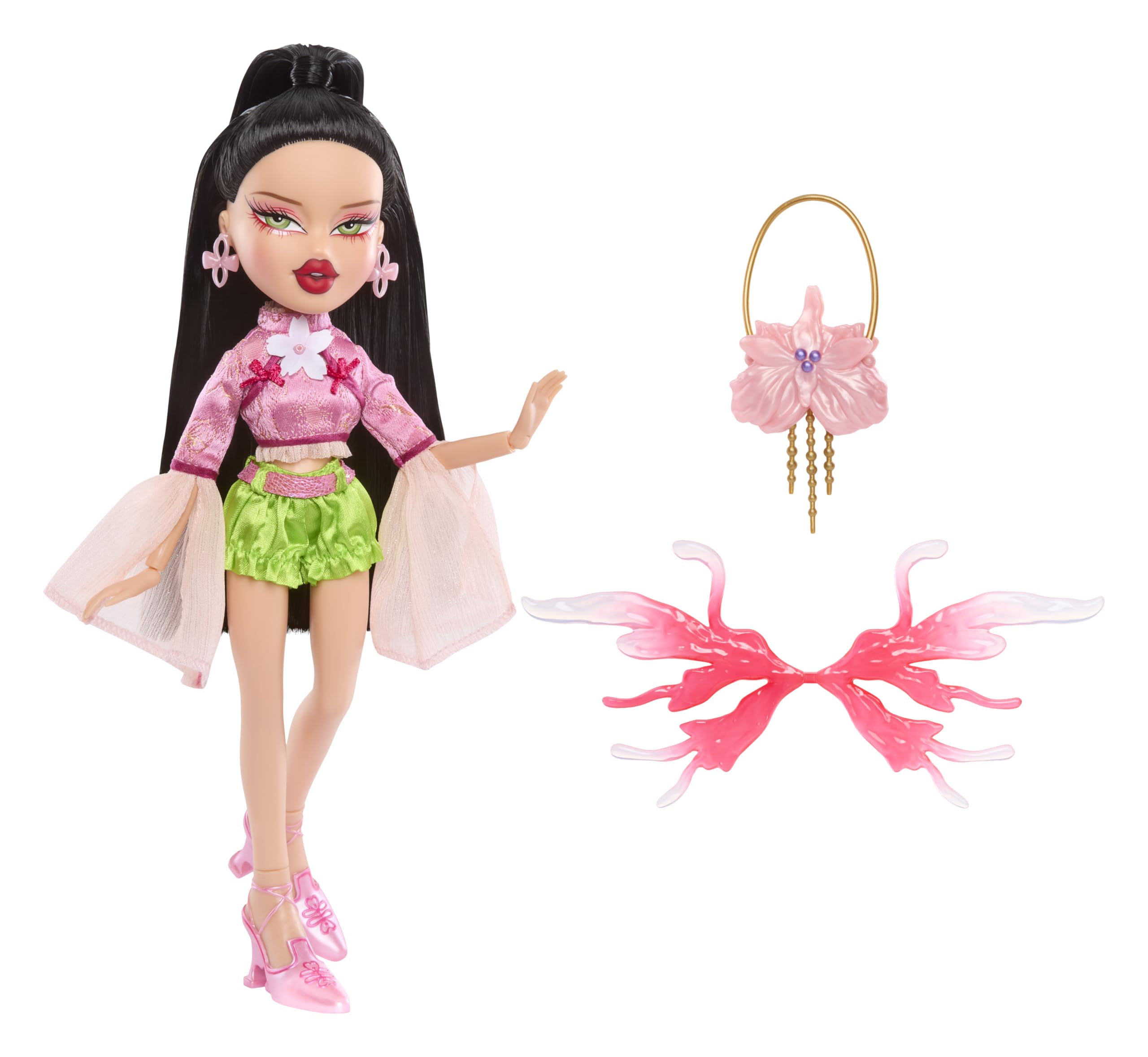 Bratz Fashion Pixiez Jade - Collectible Fantasy Doll with Real Fashions and Accessories 3