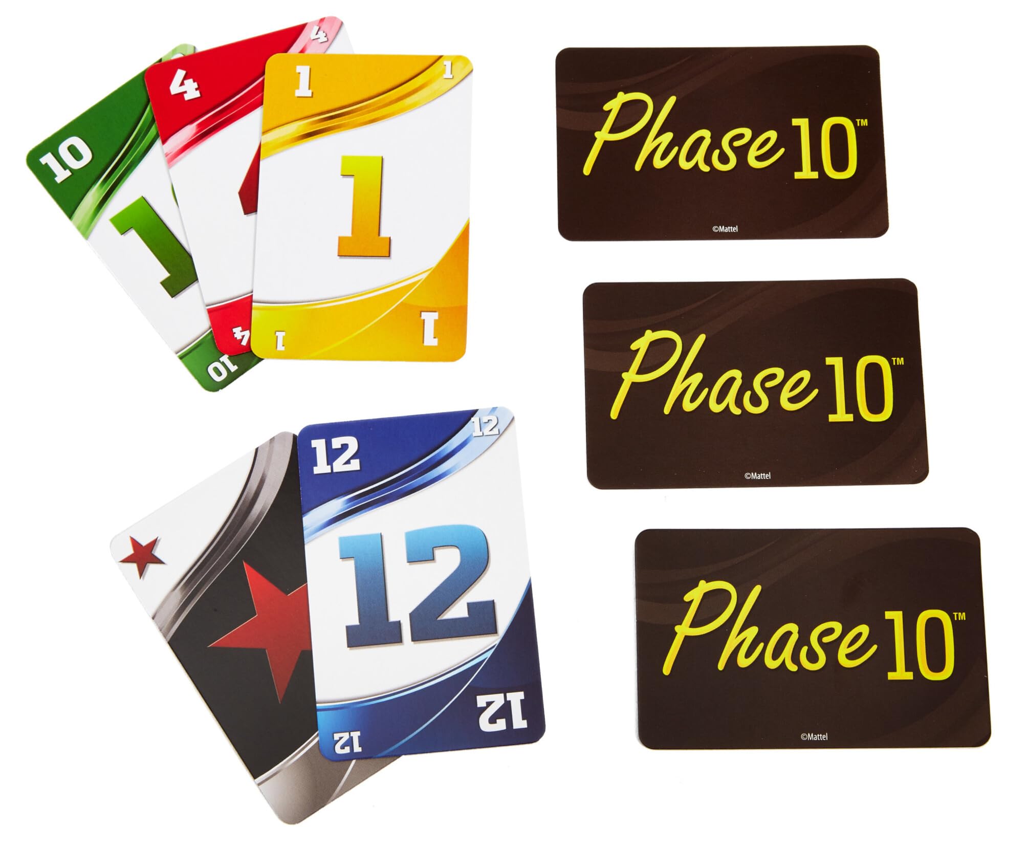 Mattel Games Phase 10 Card Game, Rummy-Style Sequences Game with 108 Cards, Model FFY05