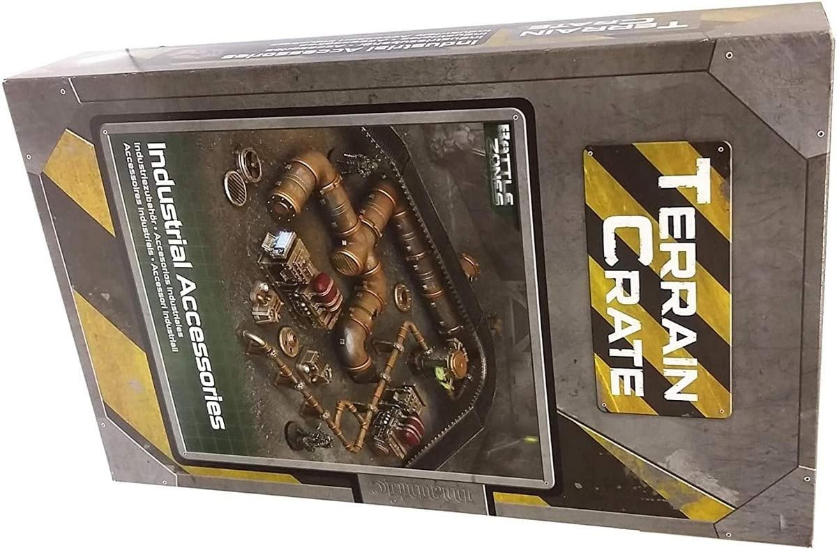 Mantic Games Industrial Accessories TerrainCrate for Wargaming