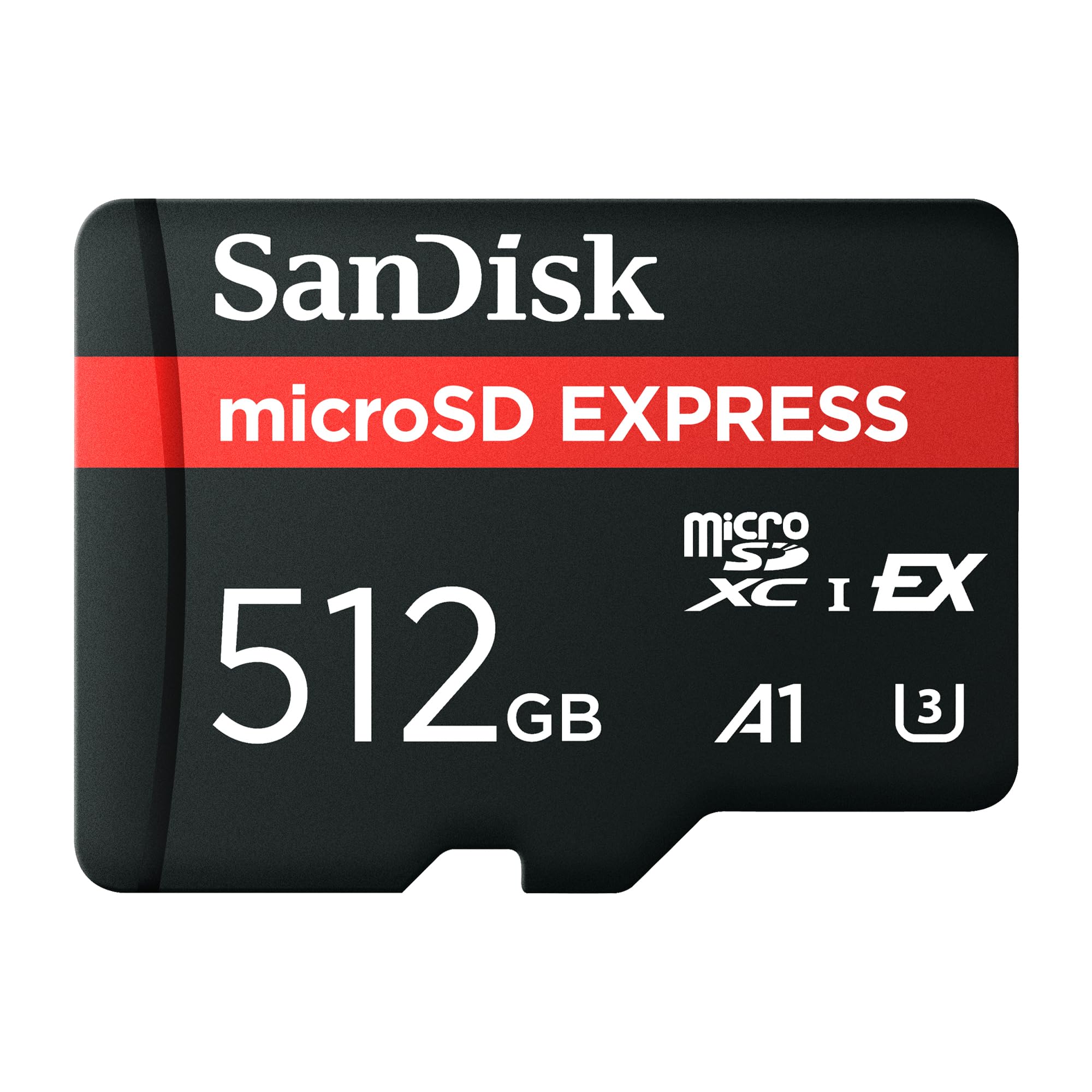 SanDisk microSD Express Card - 512GB | Up to 880 MB/s Read Speed | PCIe-NVMe Interface 1