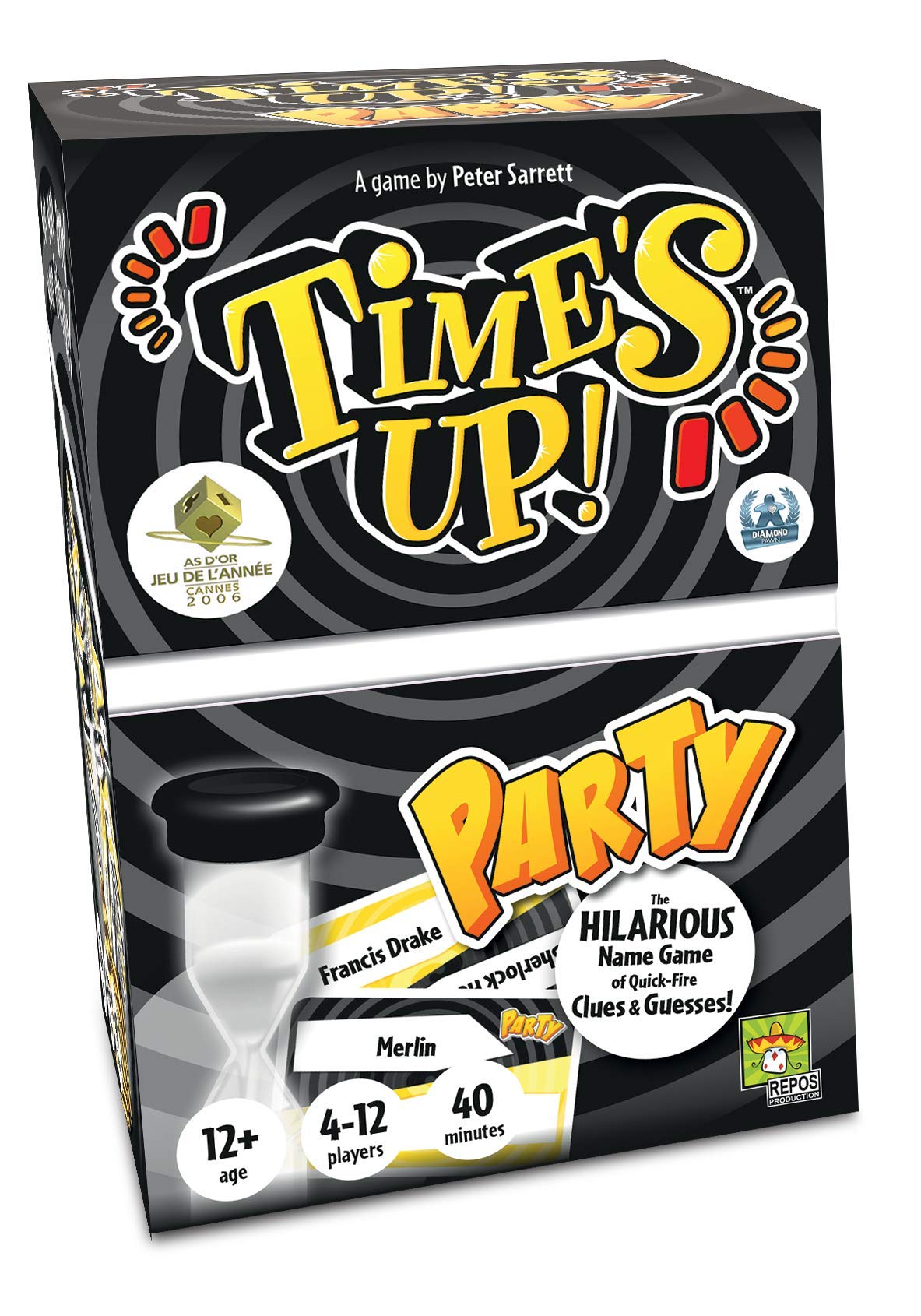 Repos ASMTUP1EN02 Time's Up Party (UK Edition) Card Game