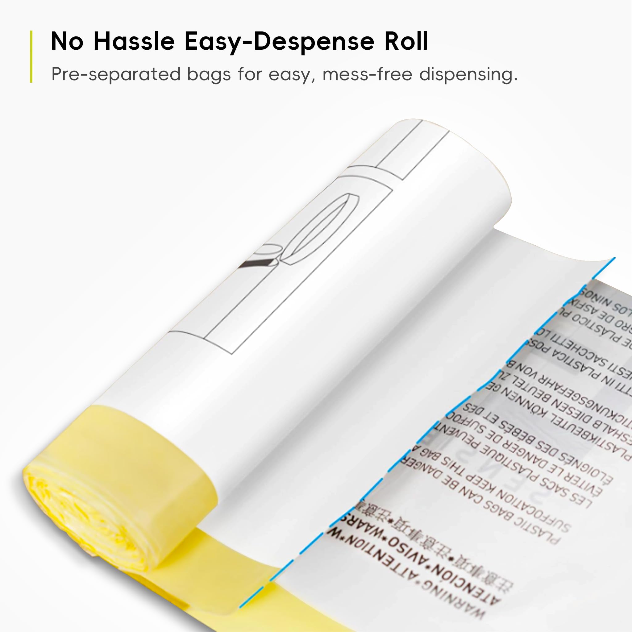 EKO Size B Extra Strong Drawstring Bin Liners for 7-10L Kitchen Bins - 25 Bags 4