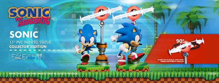 First4Figures Sonic The Hedgehog PVC Statue - Sonic Collectible Figurine (SNTFCO)