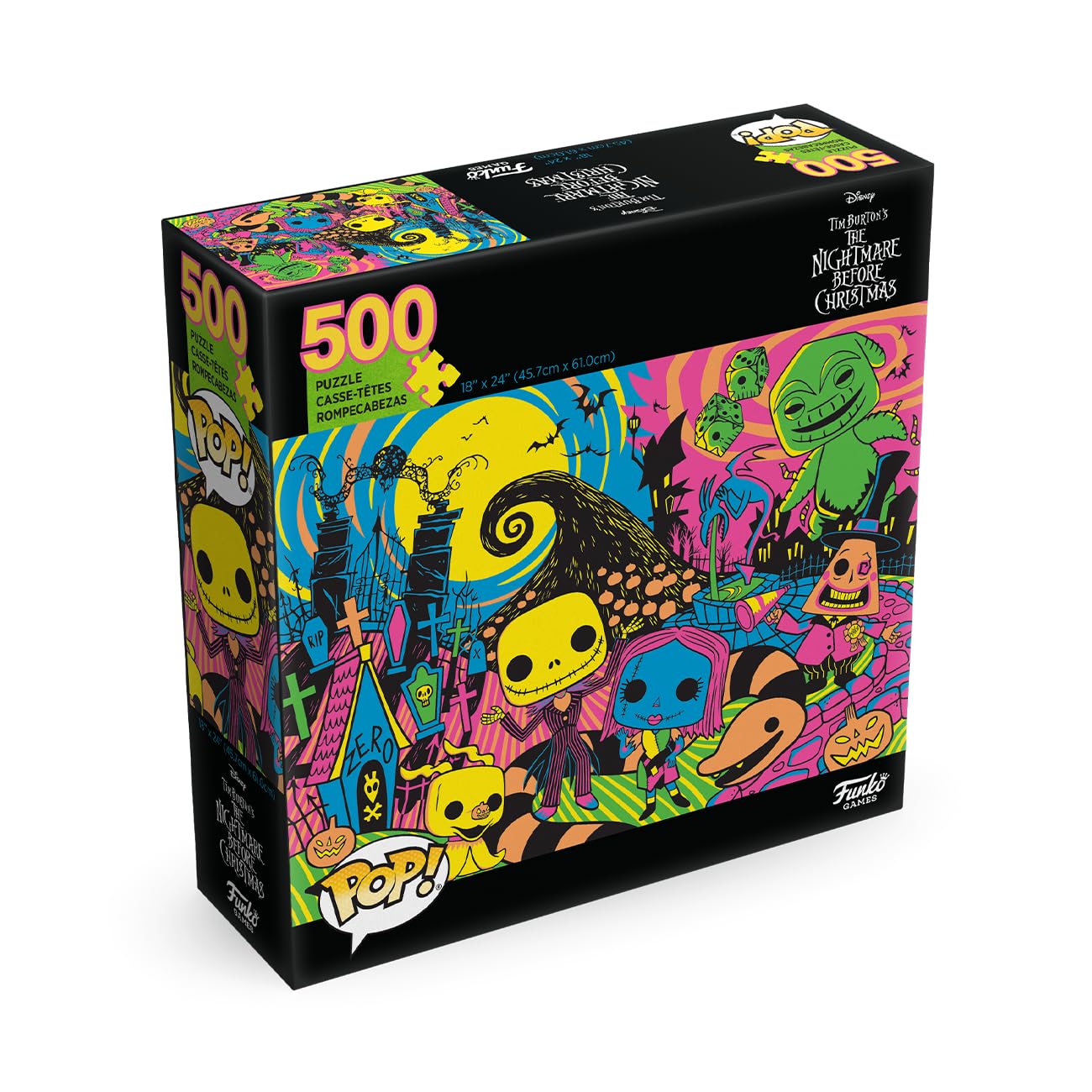 Funko POP! Puzzle - The Nightmare Before Christmas - 500 Piece Jigsaw with Crown Piece 8