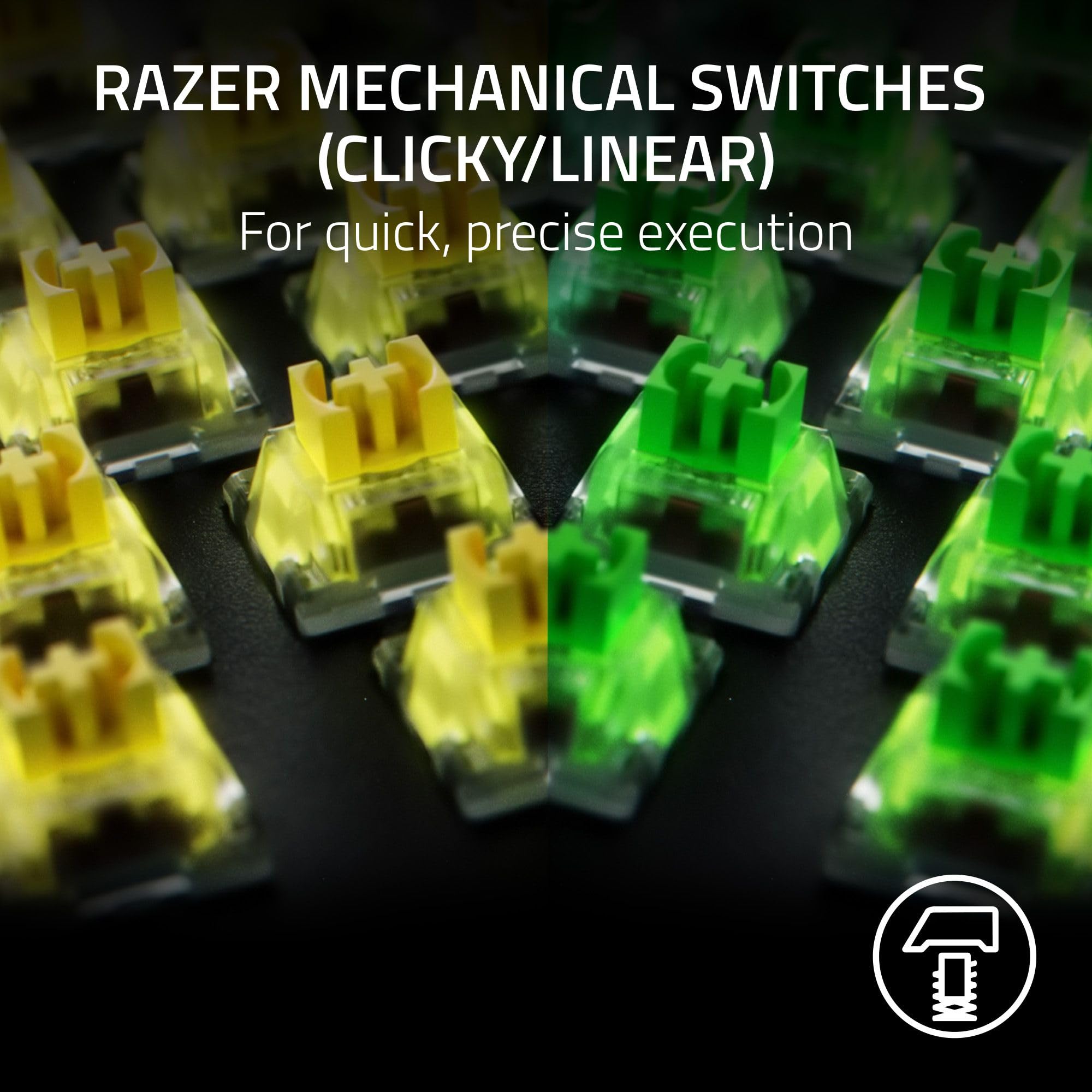 Razer BlackWidow V4 X - UK Mechanical Gaming Keyboard with Green Switches, 6 Macro Keys, Chroma RGB Lighting 3