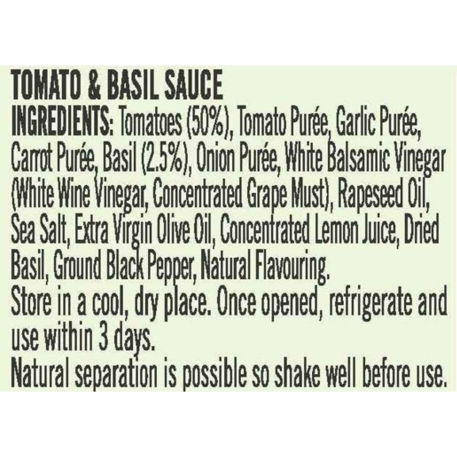 Loyd Grossman - No Added Sugar Italian Tomato & Basil Sauce 350g Jar 5