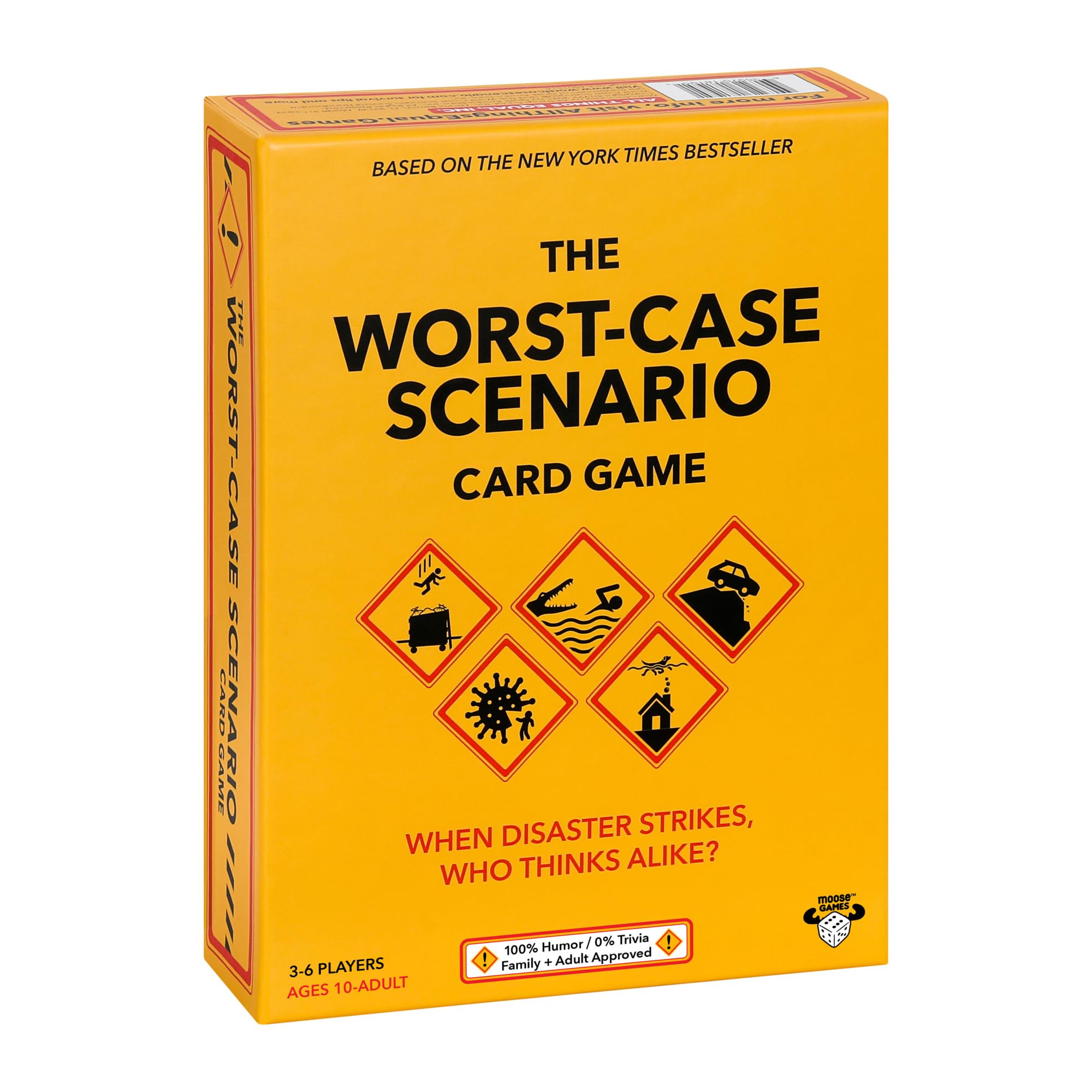 Moose Worst-Case Scenario Card Game – Match Player Rankings of 5 Scenarios
