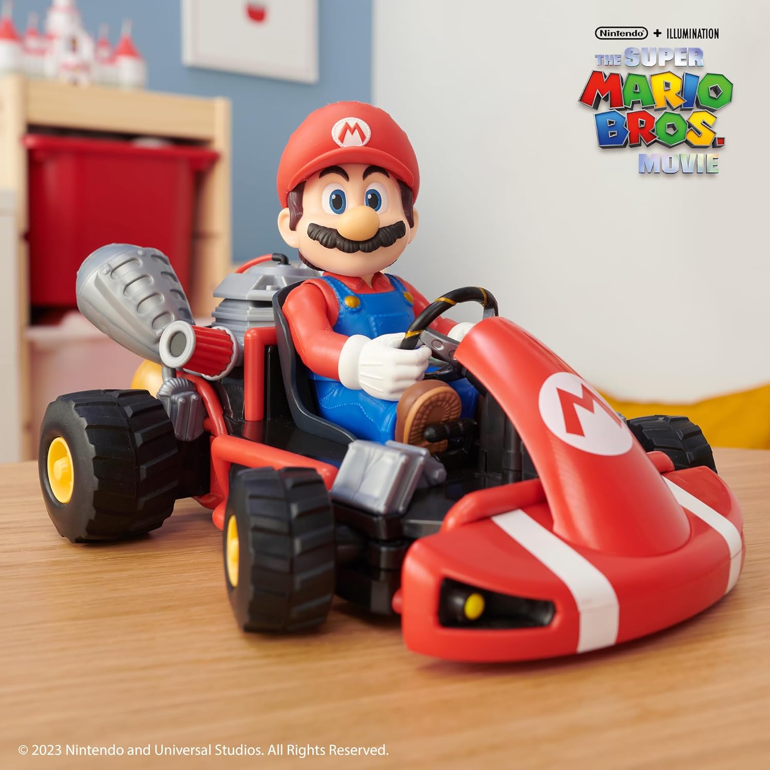 Super Mario Bros. Movie R/C Car - 2.4GHz Remote Control Vehicle with Moving Head & Hands 3