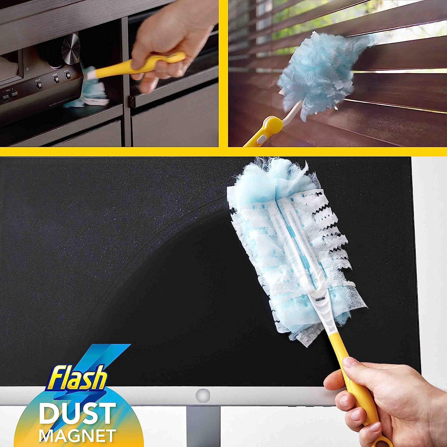 Flash - Duster Dust Magnet Refills 25 Pack for Effective Dust, Hair & Allergen Removal