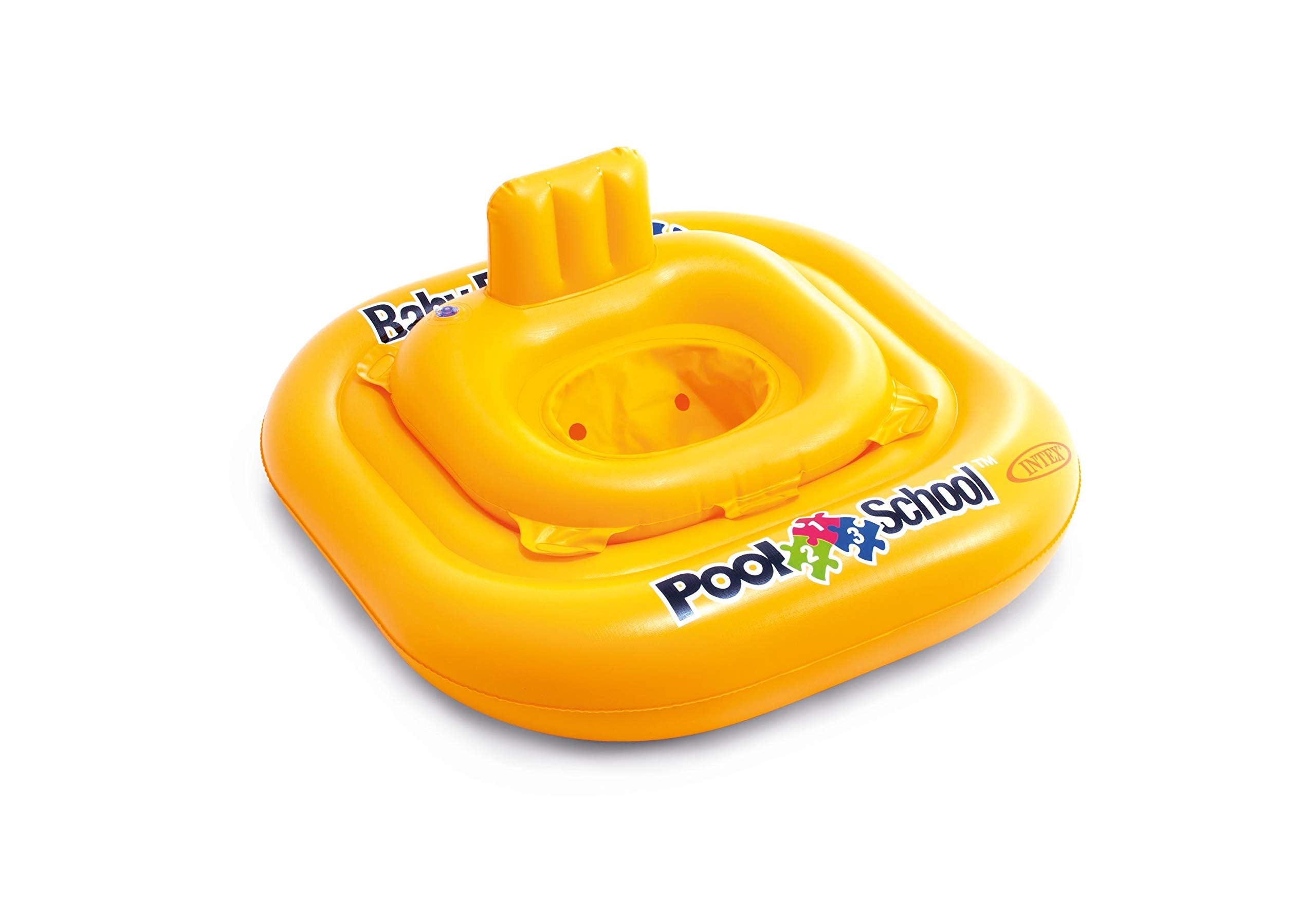 Intex 56587EU Deluxe Baby Float - Square Ring with Back Support for Stability