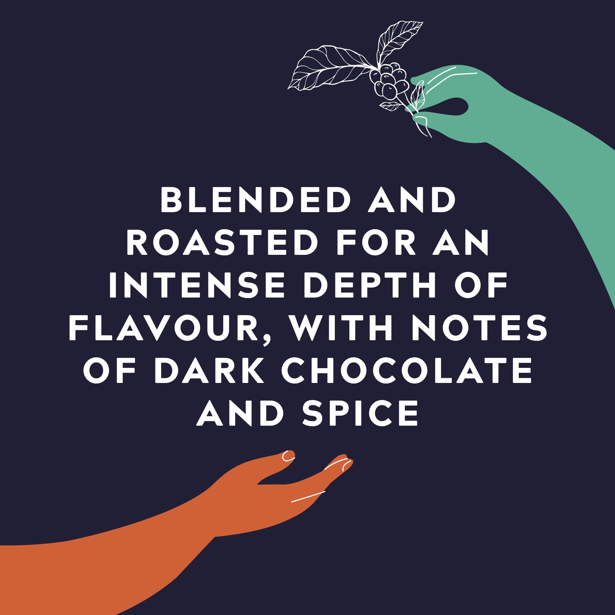 Cafédirect Familia Espresso Italian Style Coffee Beans 1kg - Dark Roasted