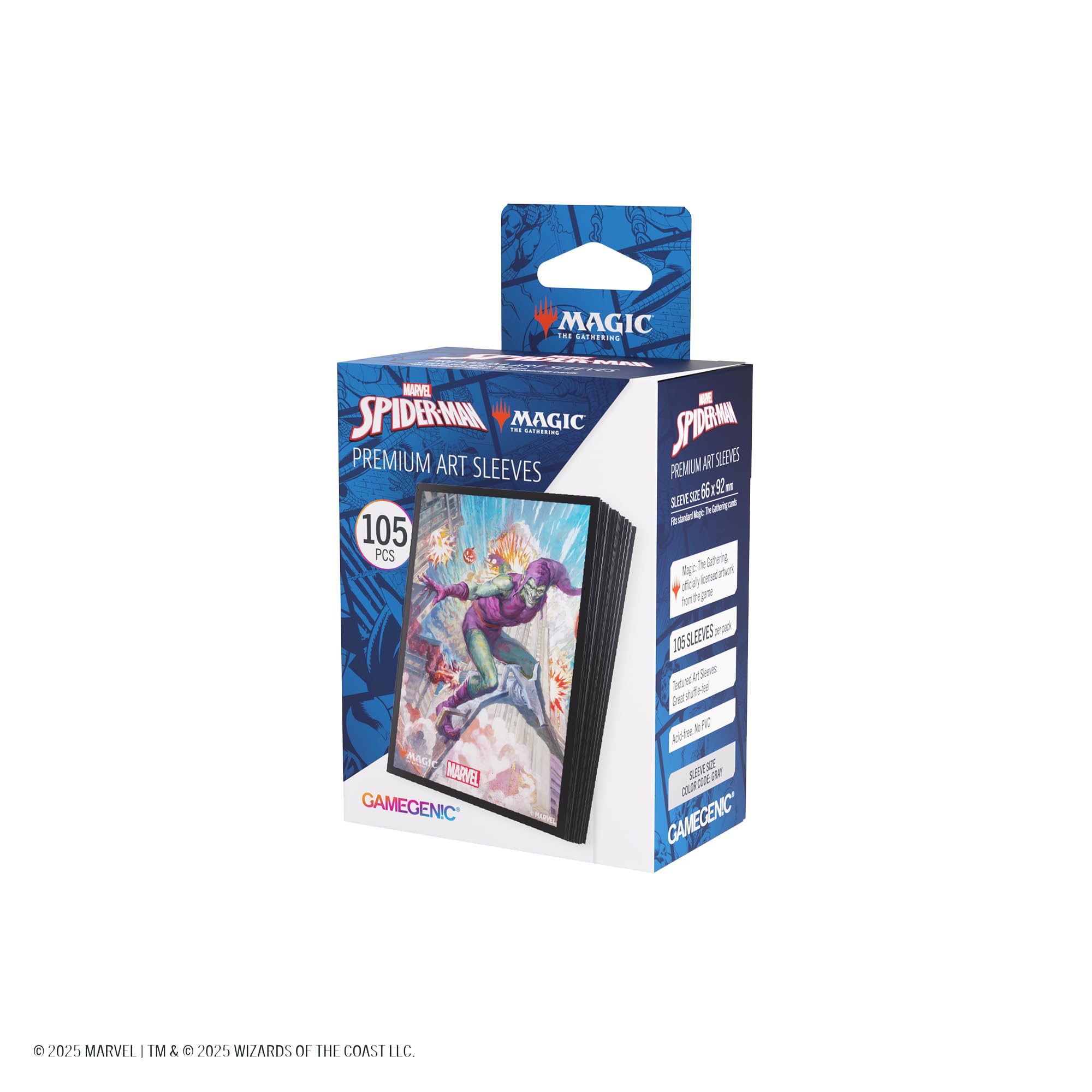 Gamegenic Magic: The Gathering Premium Art Sleeves - Green Goblin | 105 Count | Matte Back 5