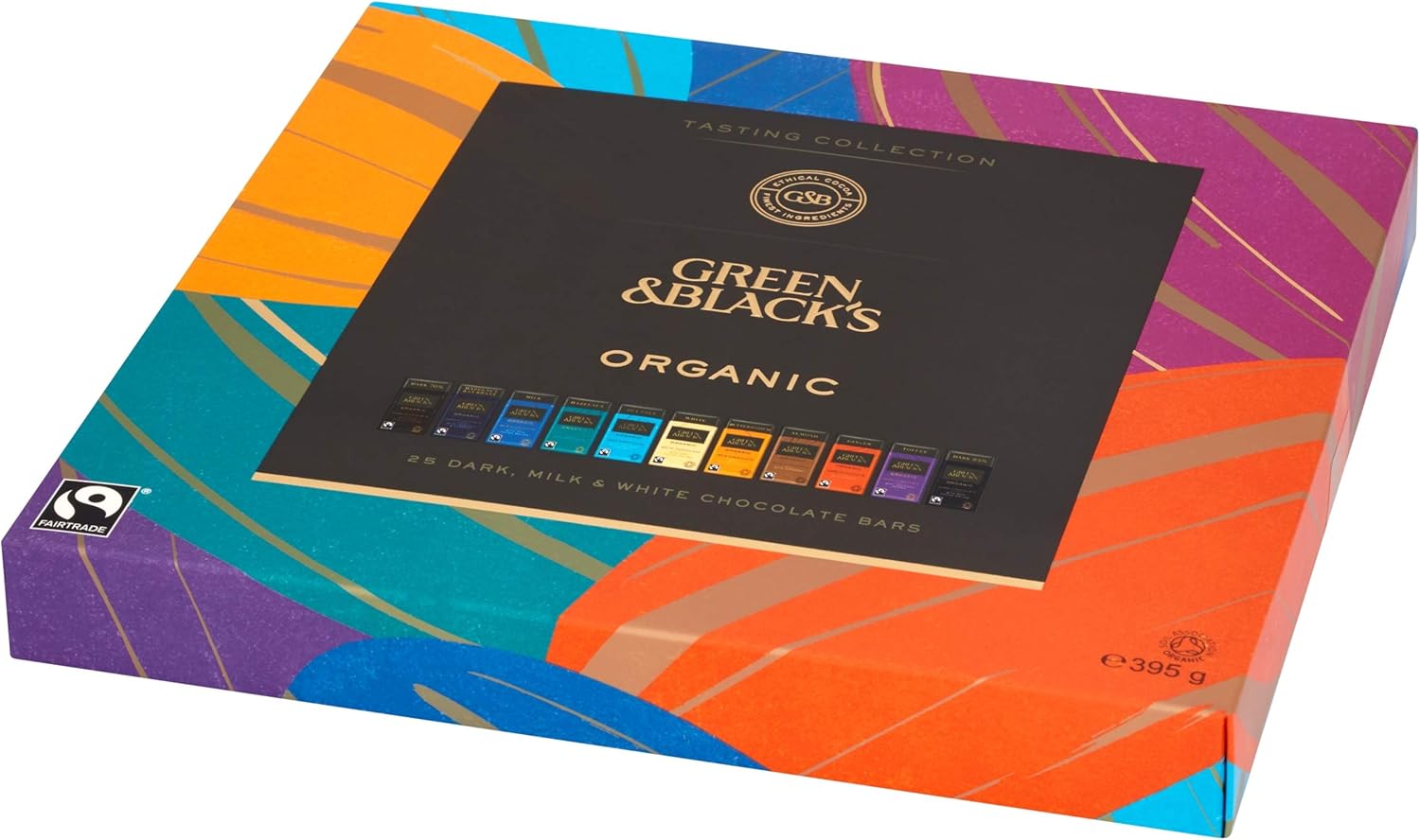 Green & Black's Organic Tasting Collection Chocolate Bars, 395g 8