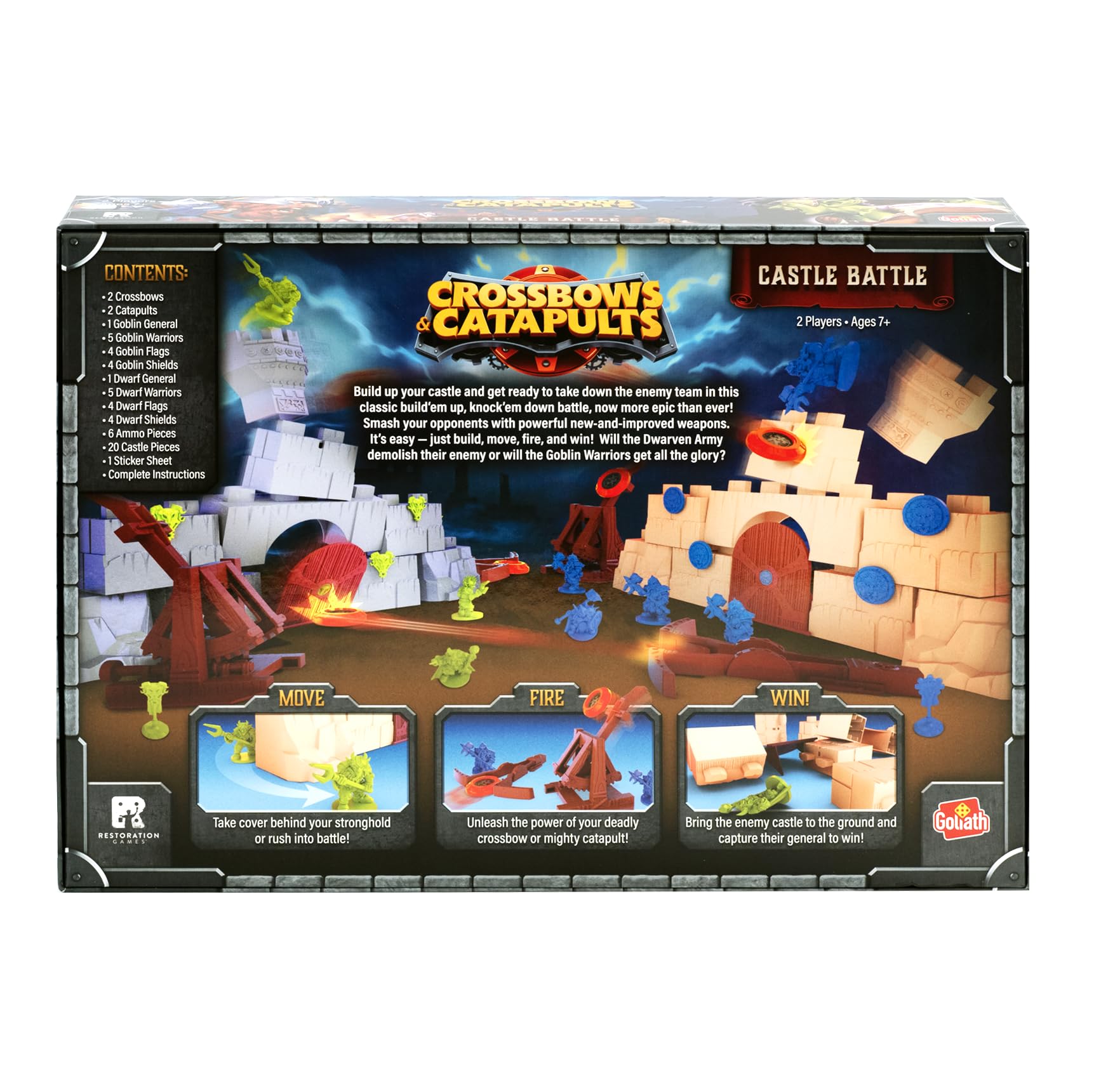 Goliath Crossbows & Catapults - Castle Battle Board Game 3