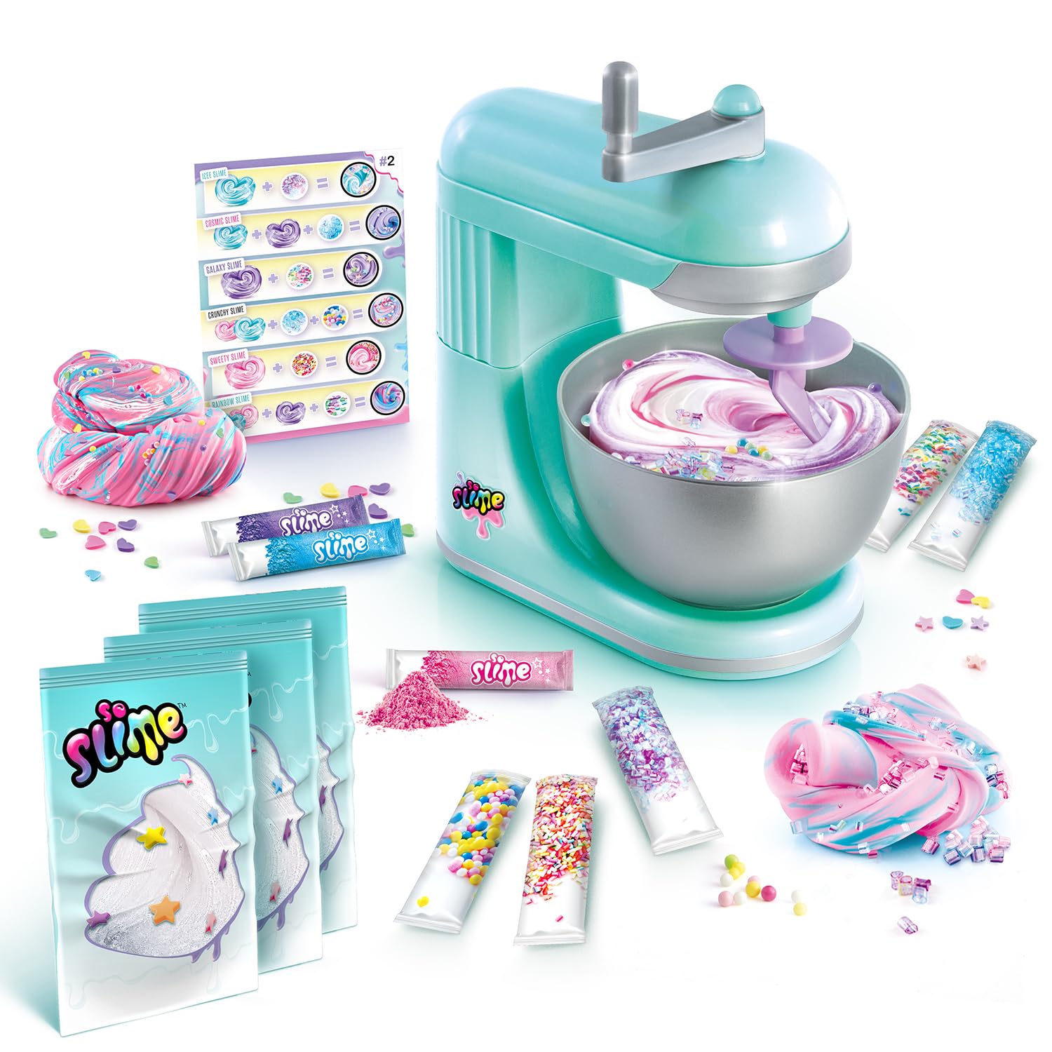 So Slime Twist and Slime Mixer - Real Spinning Mixer & Bowl for Kids 6+ 5