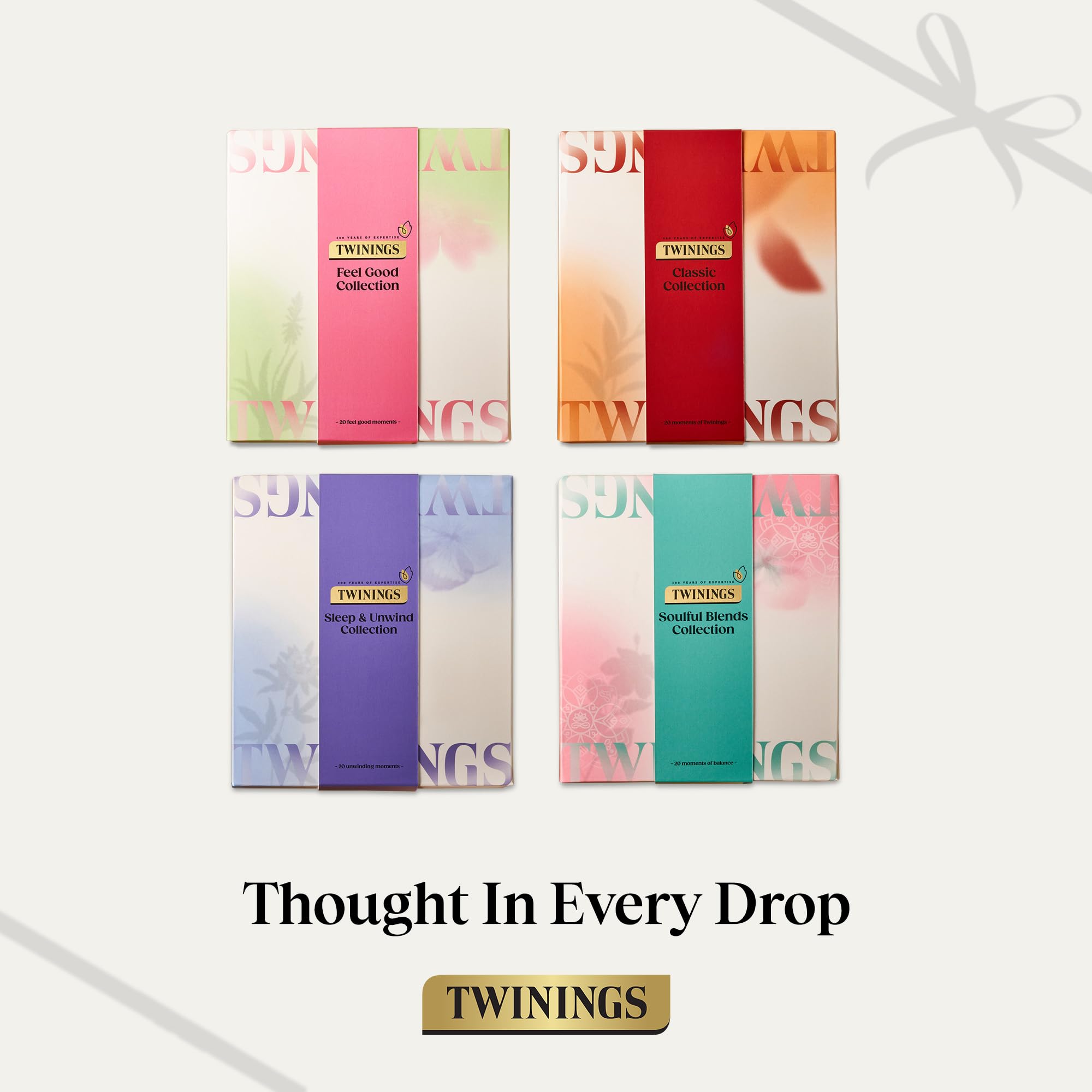 Twinings Soulful Blends Collection Gift Box - 20 Eco-Friendly Herbal & Green Tea Bags