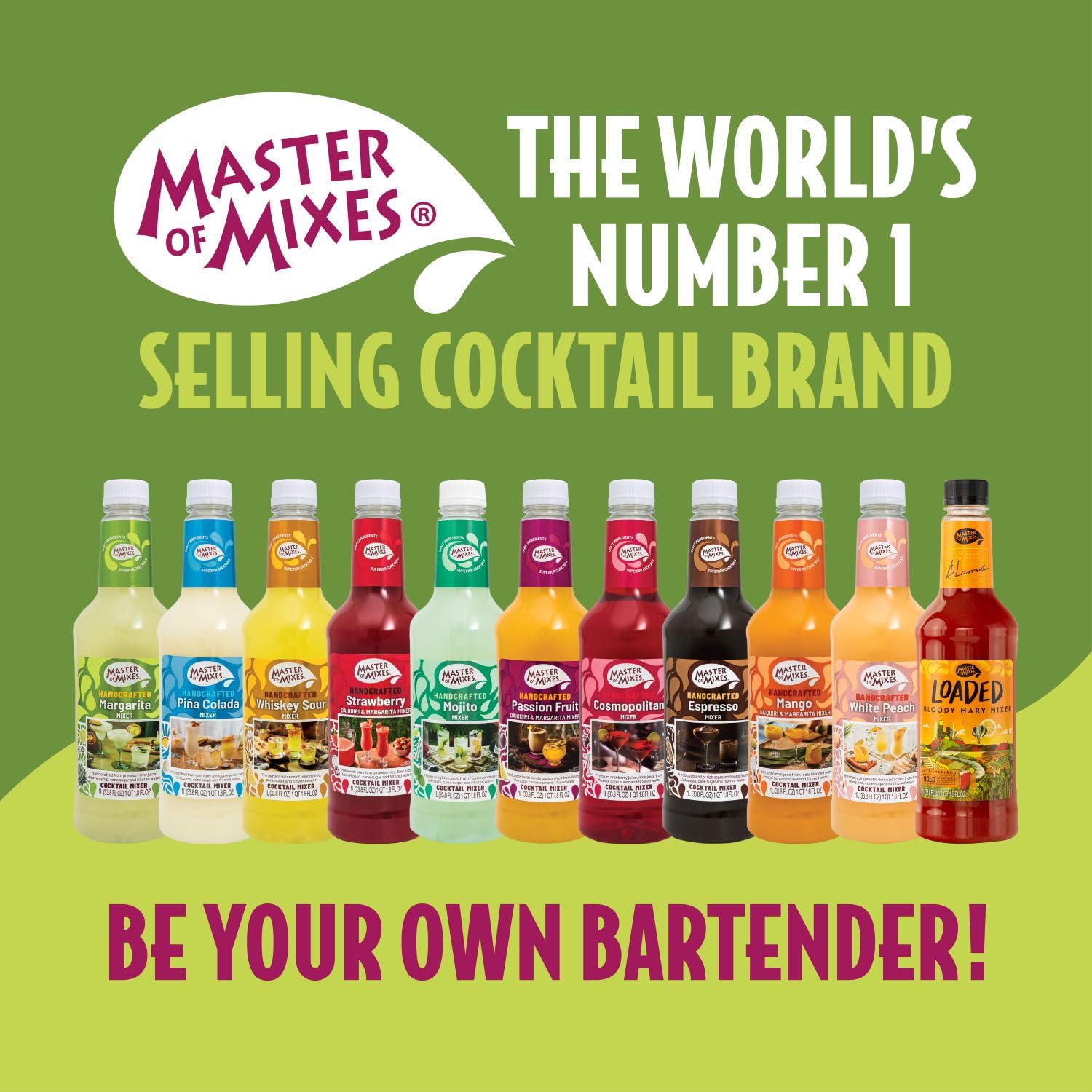 Master of Mixes Margarita Cocktail Mixer - 1 Litre | Made with Agave Syrup & Lime Juice 7