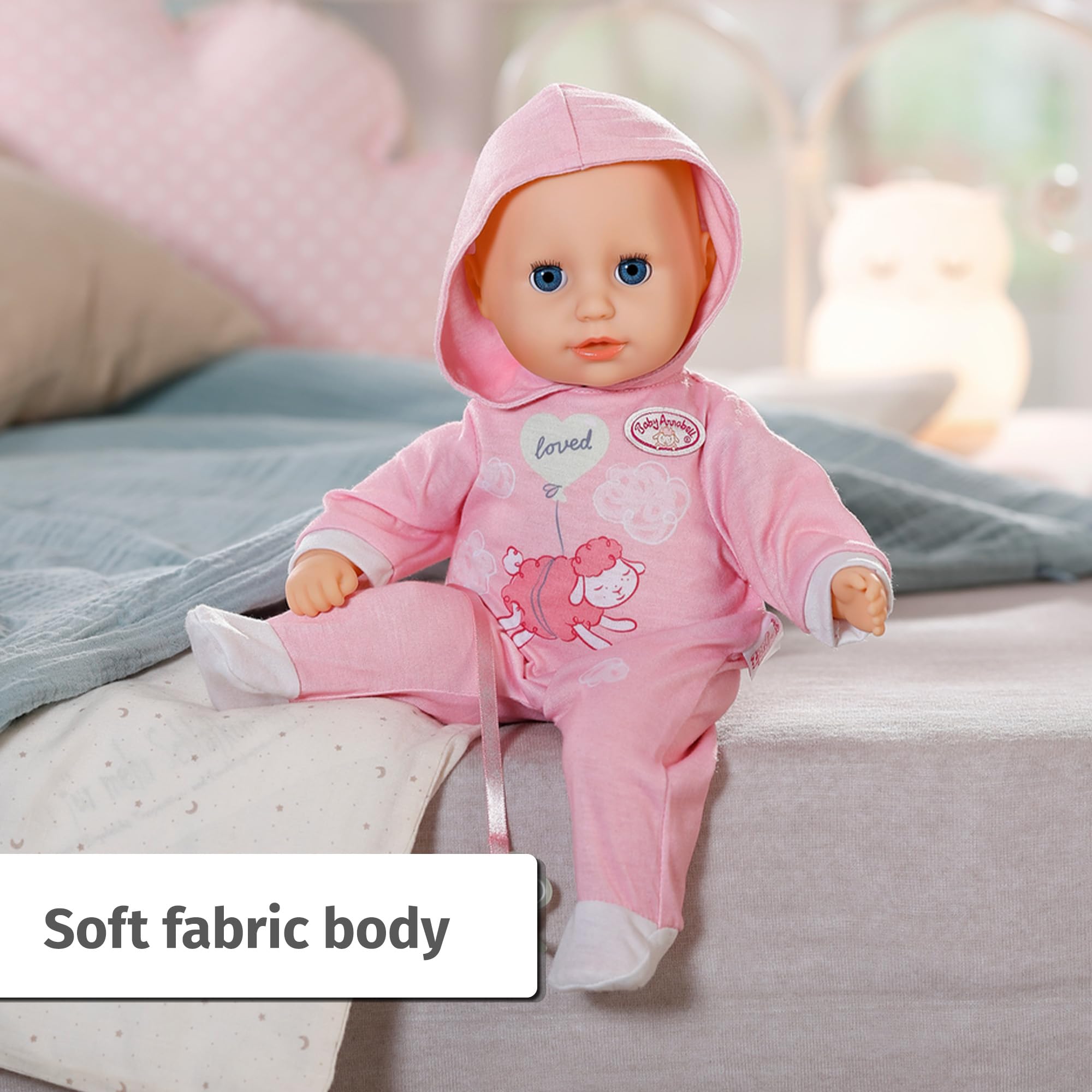 Baby Annabell Hannah Let's Play - Interactive Baby Doll with 5 Functions for Toddlers 3