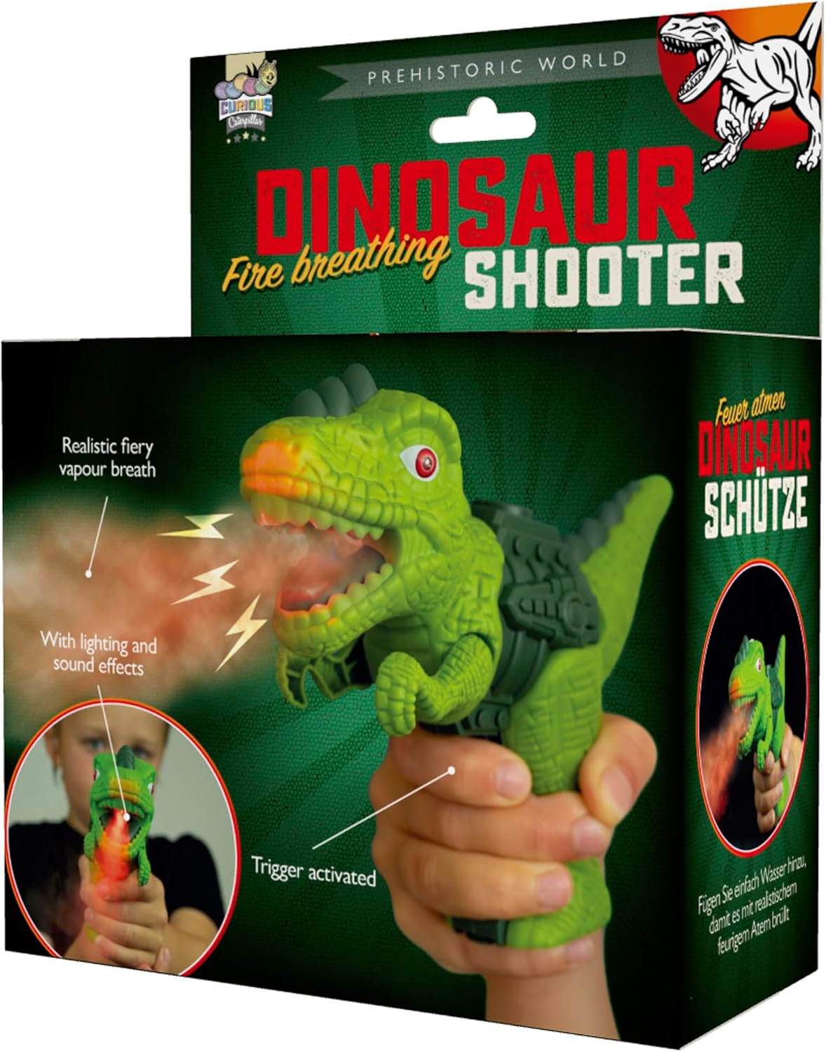 Funtime Gifts Dinosaur Toy Shooter with Water-Activated Fiery Breath & Roar 3