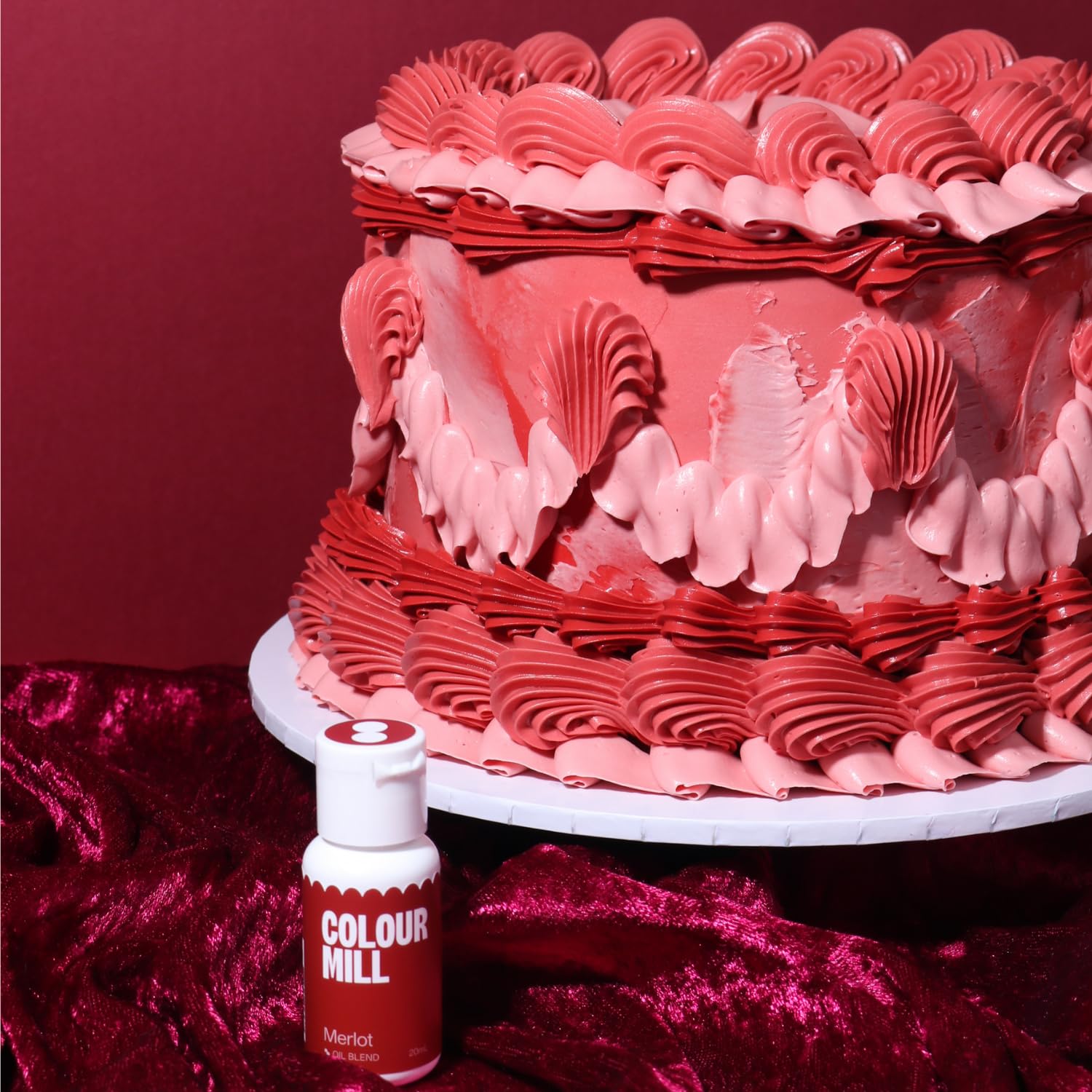 Colour Mill Oil Blend Food Colouring Merlot - 20ml Bottle 8