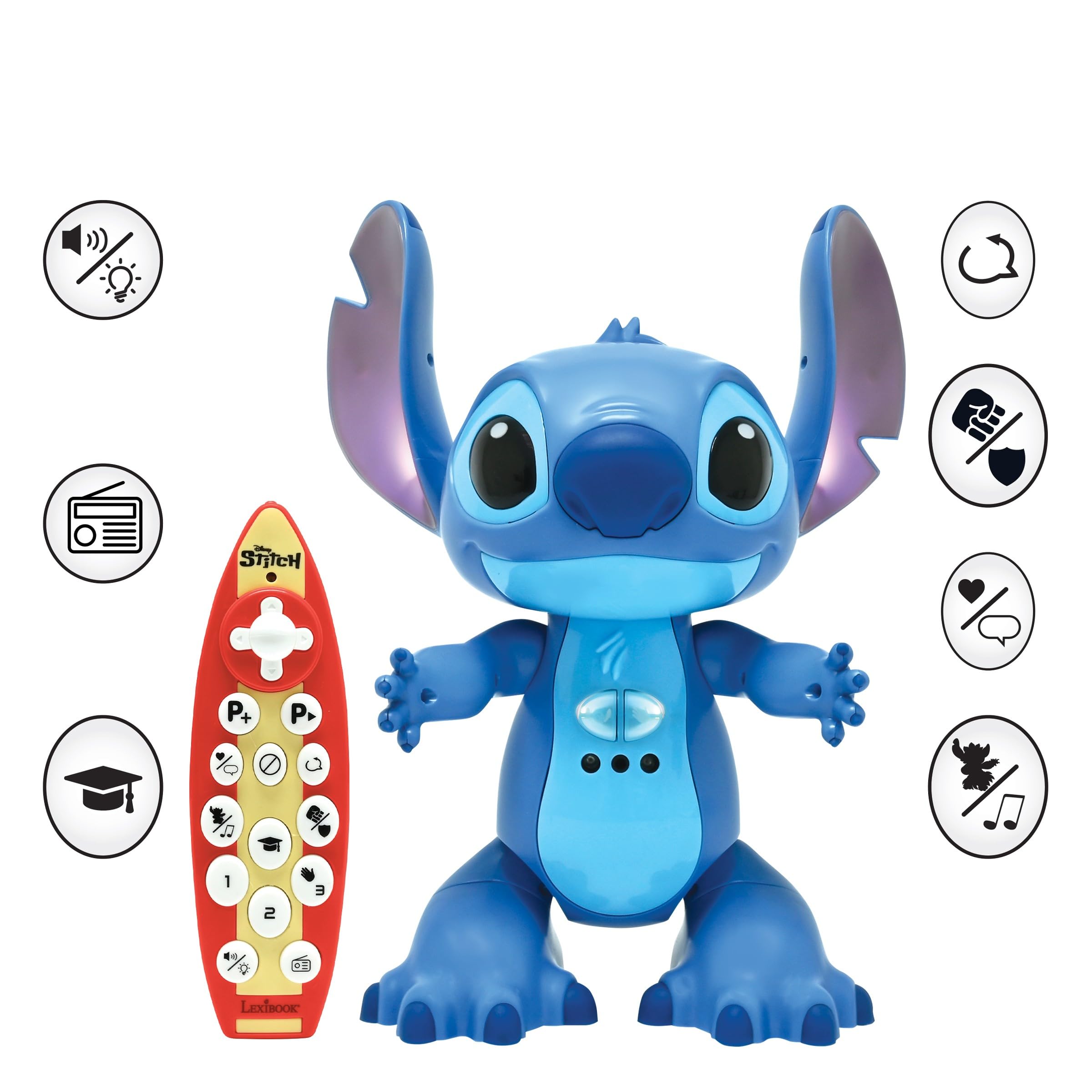LEXIBOOK Disney Stitch Bilingual Interactive Robot Toy - Gesture & Remote Control 6