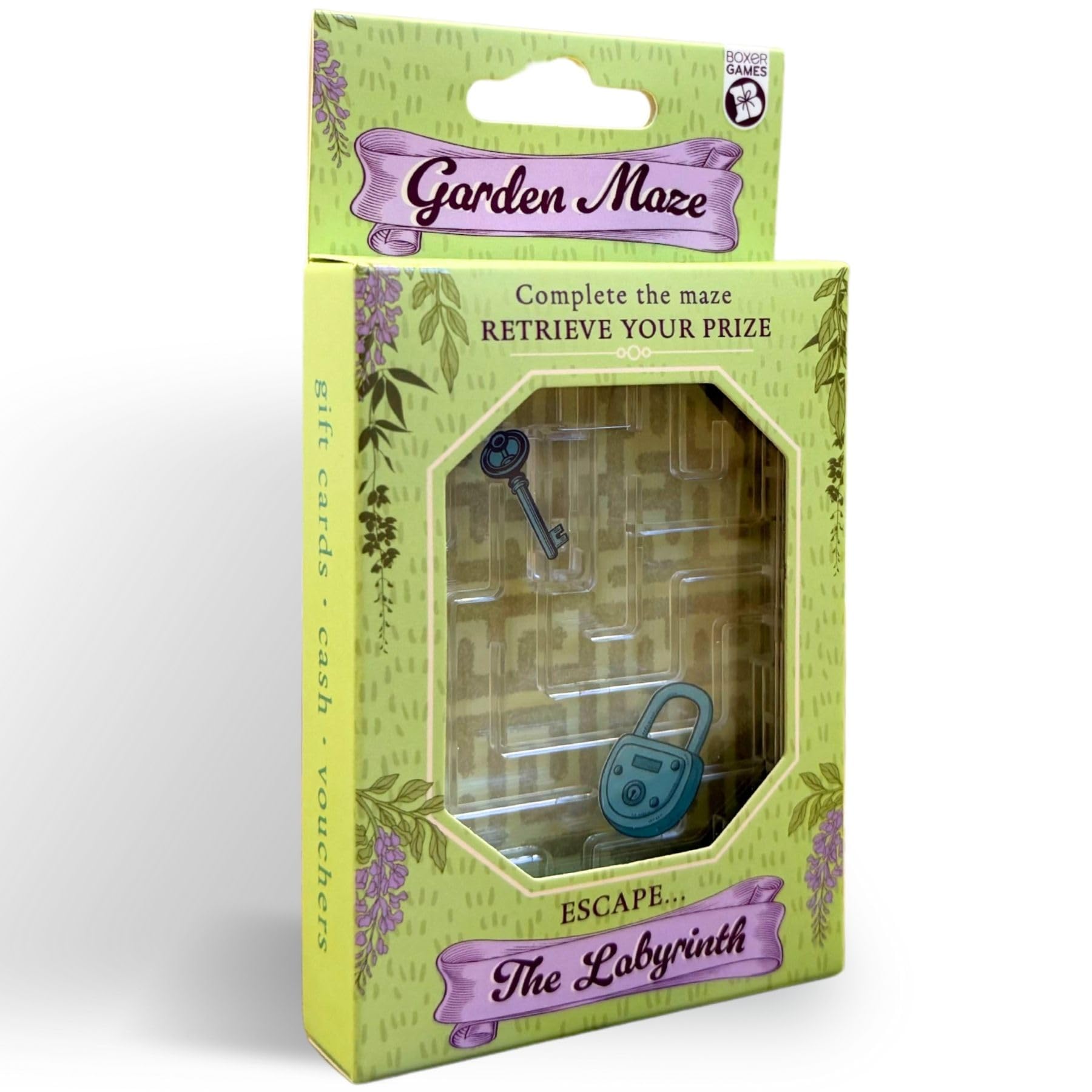Boxer Gifts Garden Labyrinth Puzzle Box - Money Holder for Cash or Gift Cards 7