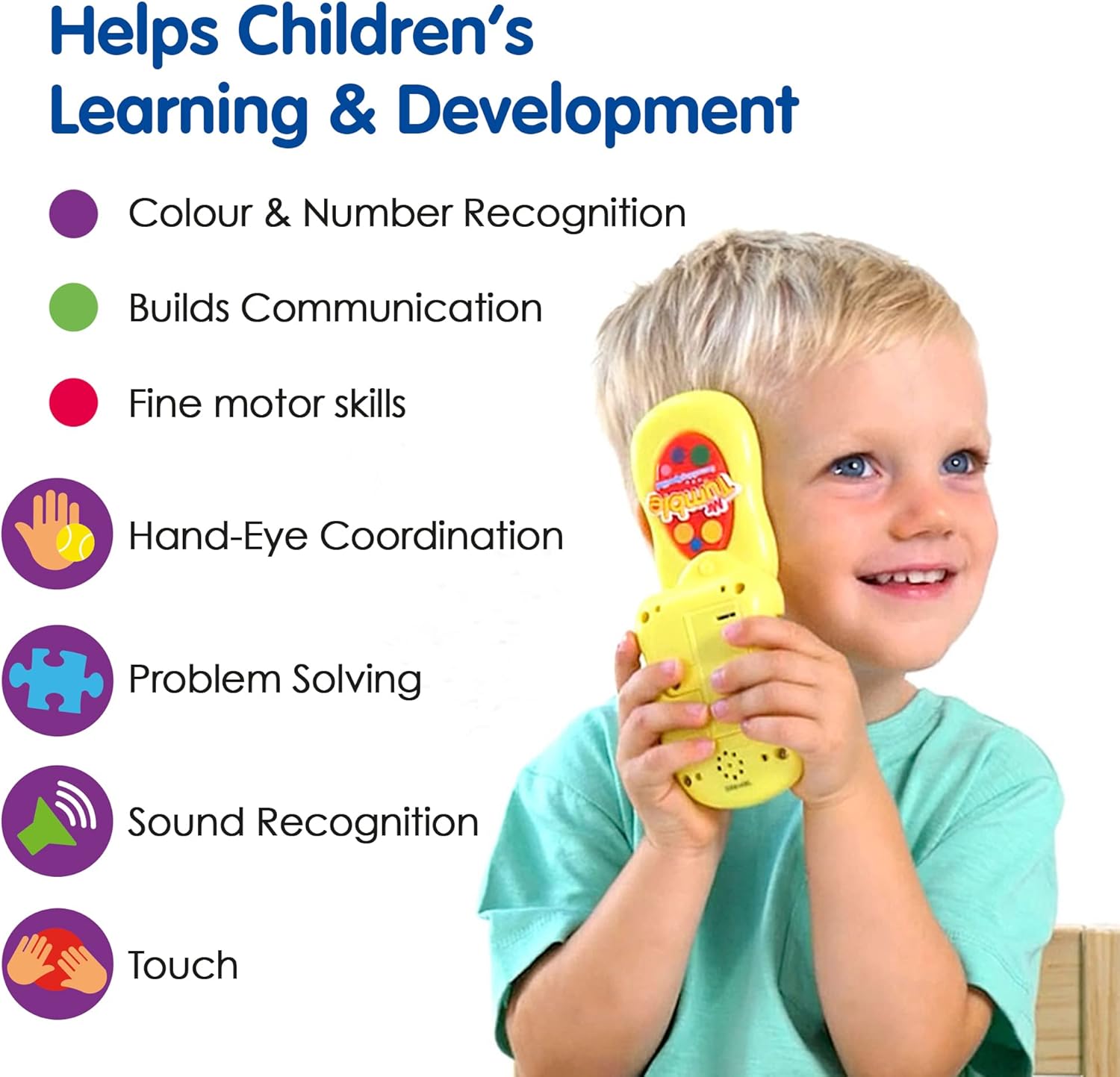 Mr Tumble Something Special Flip & Learn Toy Phone - Light-Up Educational Toy for Kids 4