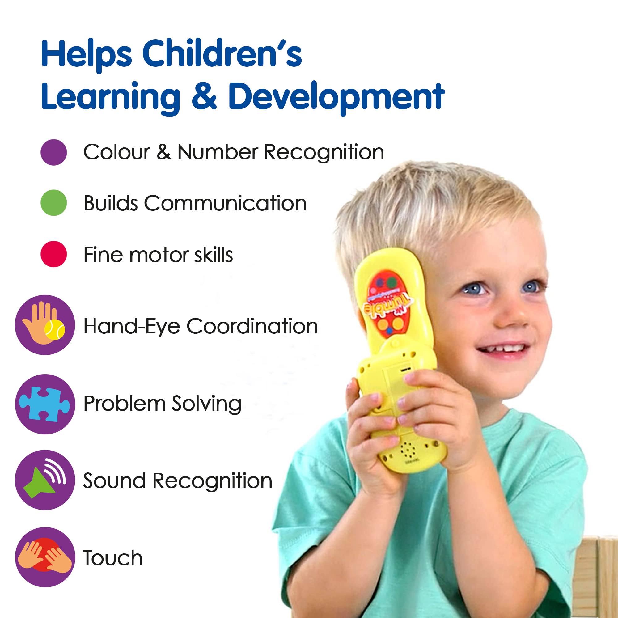 Mr Tumble Something Special Flip & Learn Toy Phone - Teaches Colors, Numbers, Letters | Ages 18 Months+