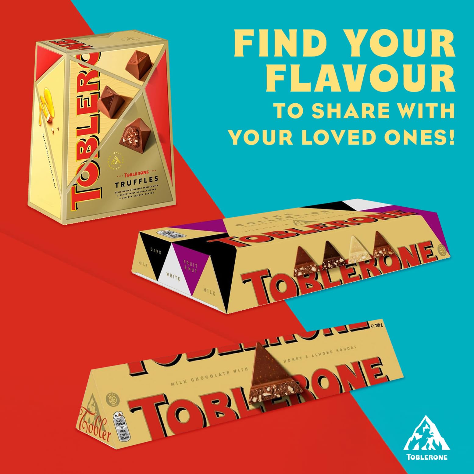 TOBLERONE Orange Twist Swiss Milk Chocolate Bar with Honey & Almond Nougat 360g 6