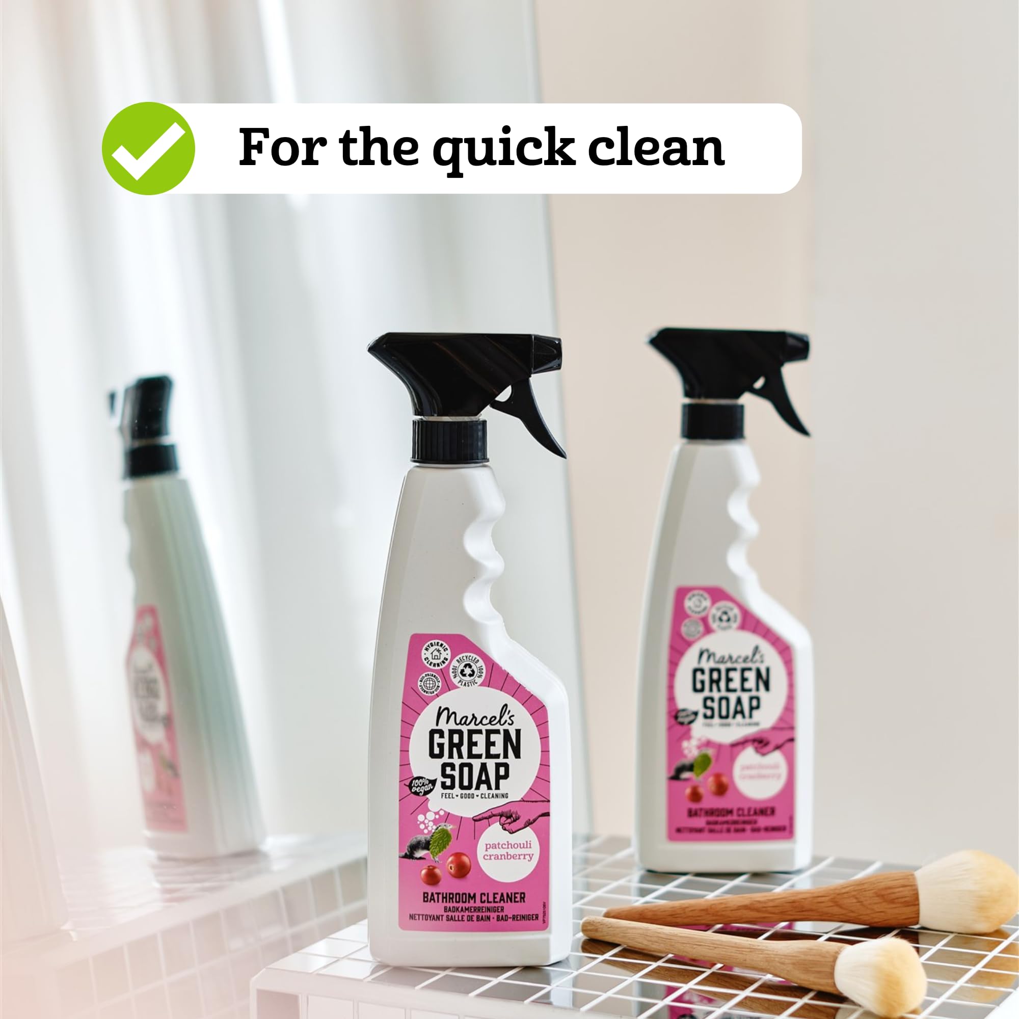 Marcel's Green Soap Bathroom Cleaner Spray Patchouli & Cranberry 500 ml Degreaser 6