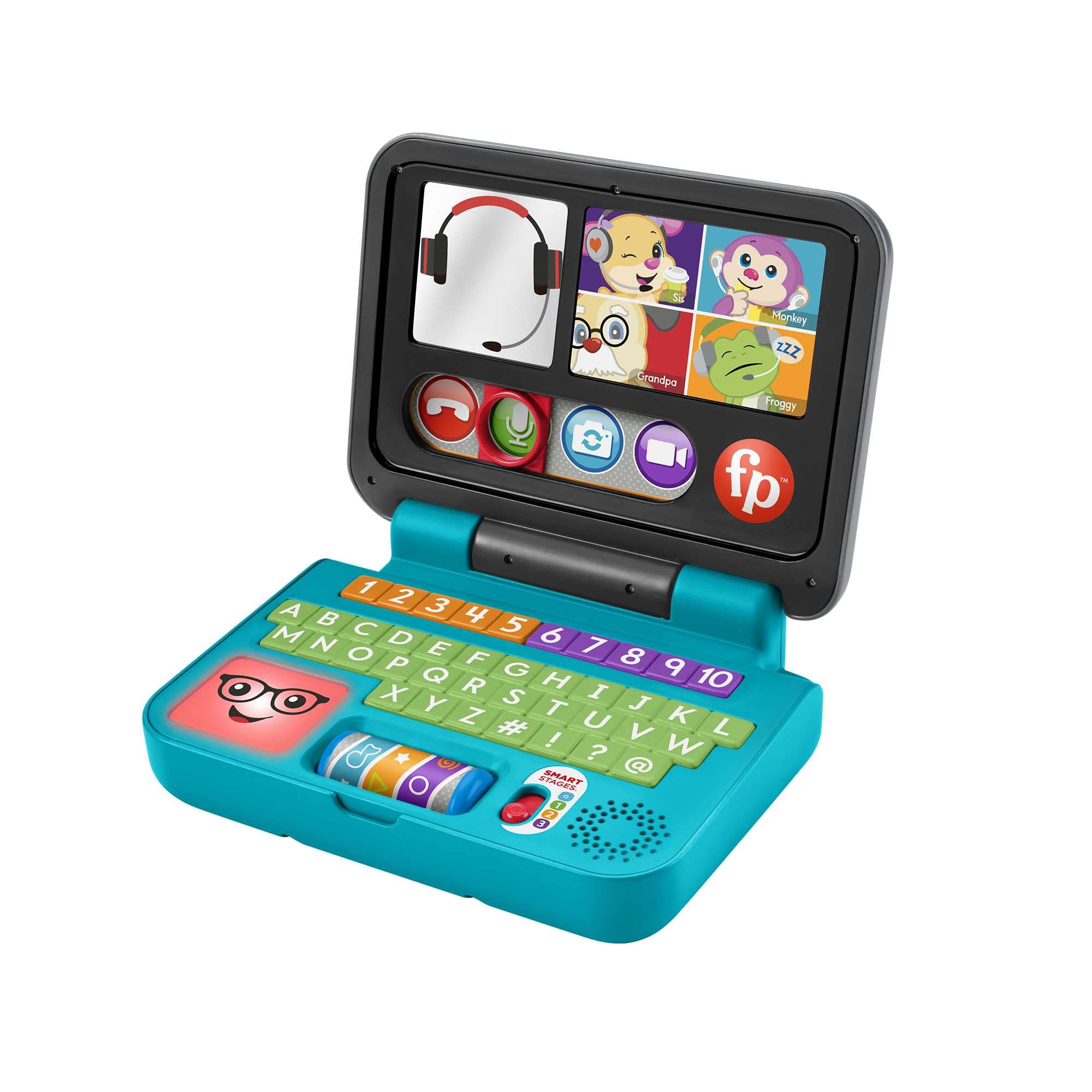 Fisher-Price Laugh & Learn Let's Connect Laptop - Electronic Learning Toy for Toddlers 6-36 Months