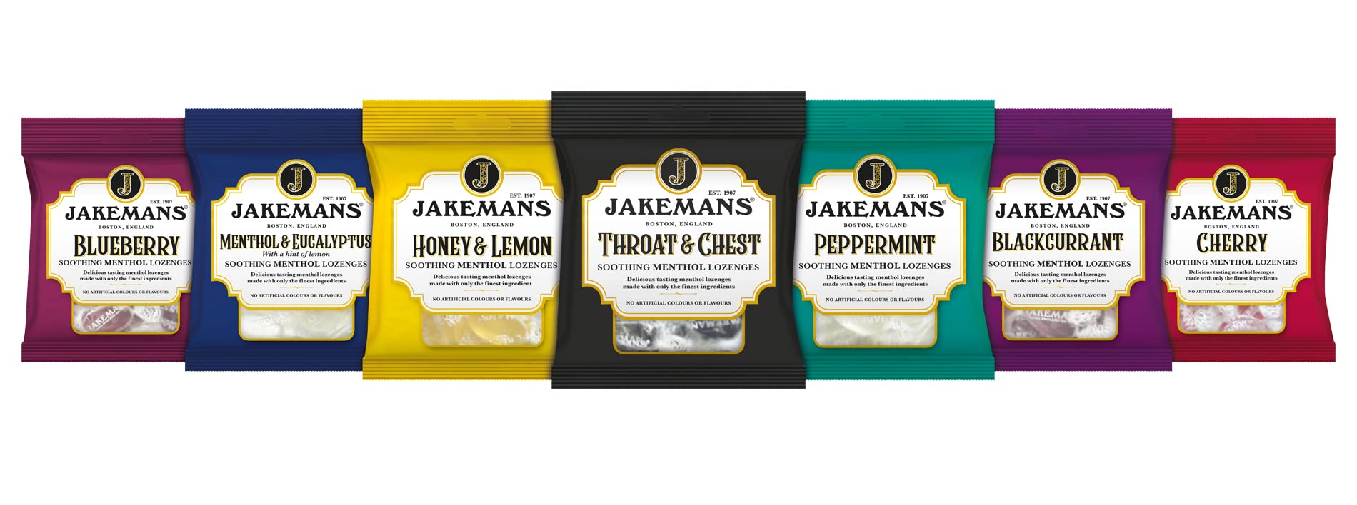 Jakemans Honey & Lemon 73g - Pack of 12 - Soothing Menthol Lozenges 3