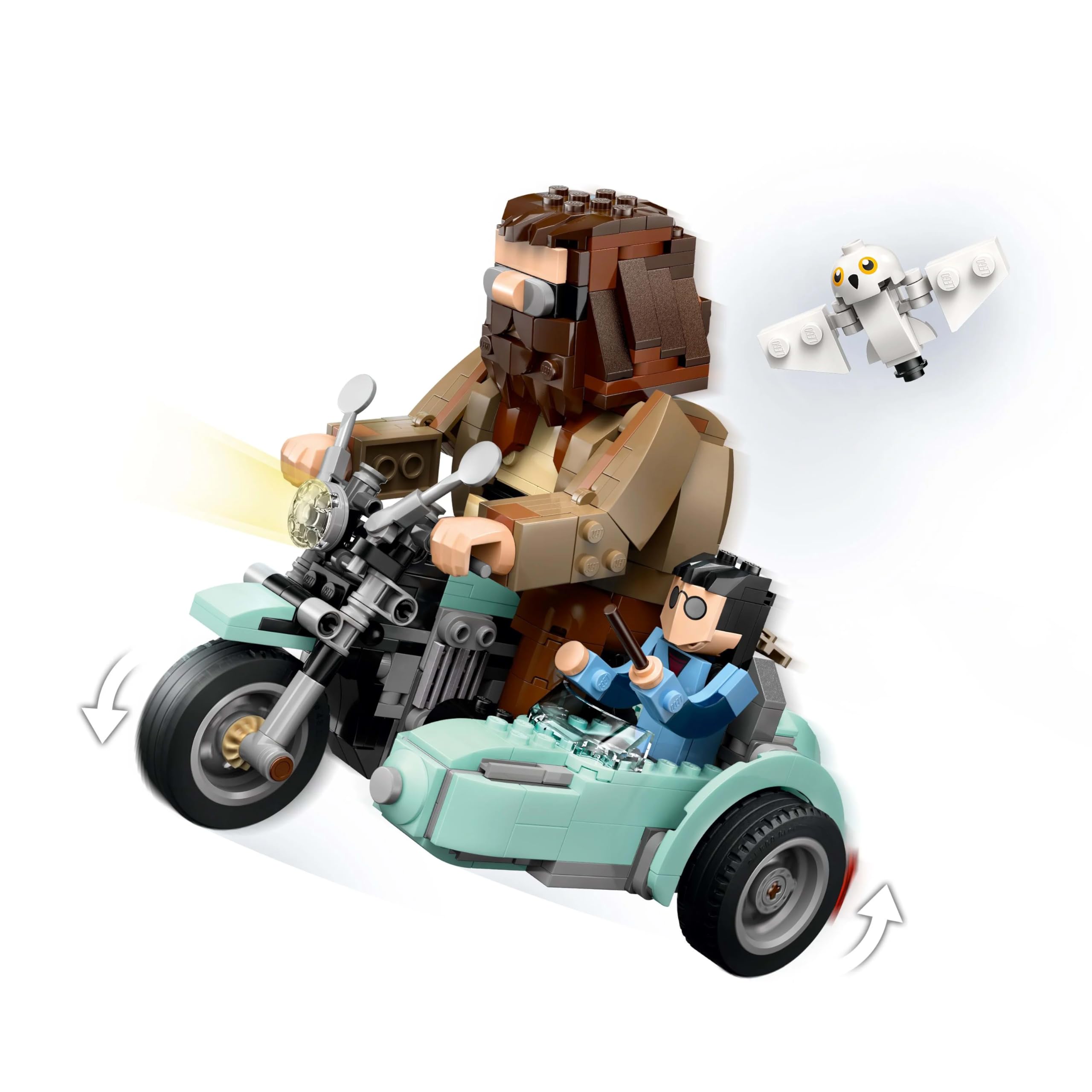 LEGO Harry Potter Hagrid & Harry’s Motorcycle Ride - Buildable Vehicle Playset for Ages 9+ 6