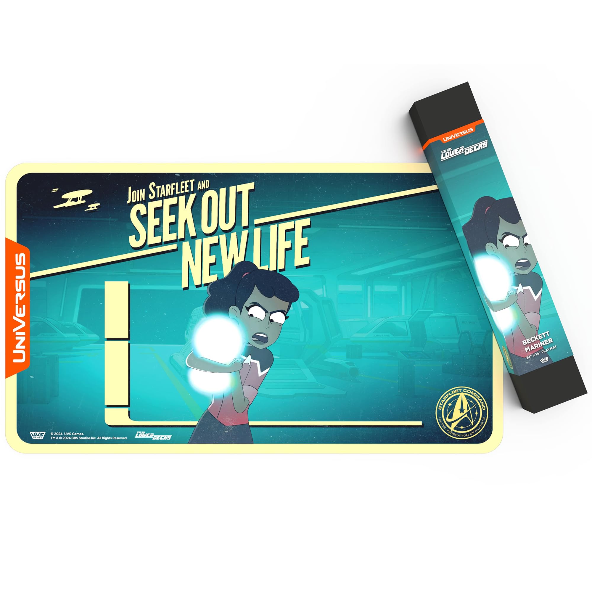 UniVersus Star Trek: Lower Decks Beckett Mariner Playmat - 24 x 14 Inches Neoprene