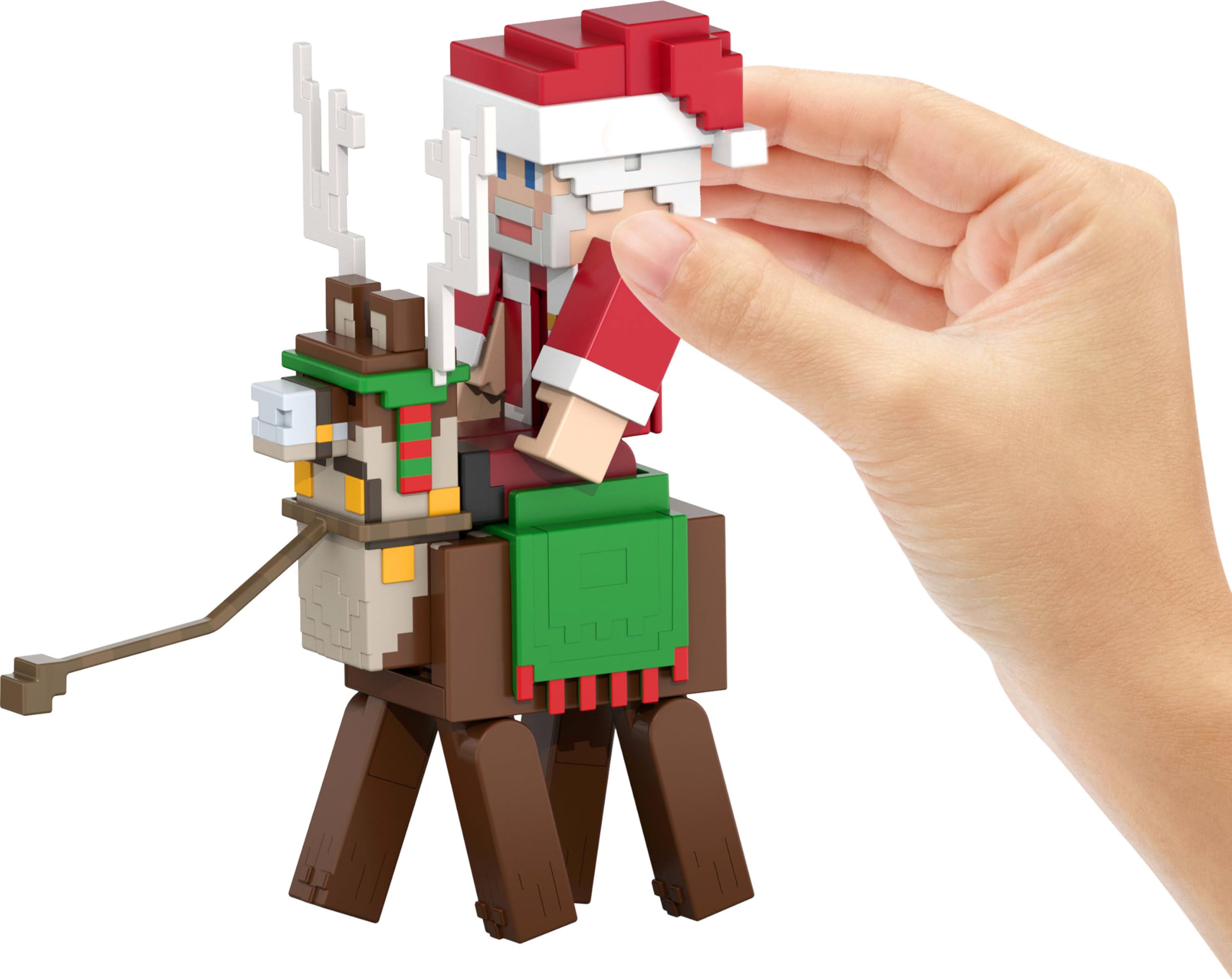 Mattel Minecraft Advent Calendar - 24 Days of Holiday Fun with 3 Action Figures & Accessories 3