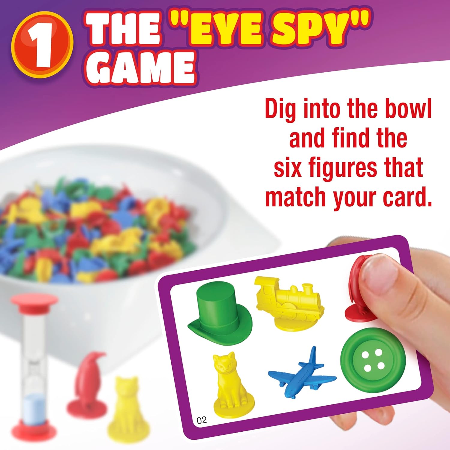 Drumond Park Dig In 3-in-1 Family Board Game for 2-4 Players