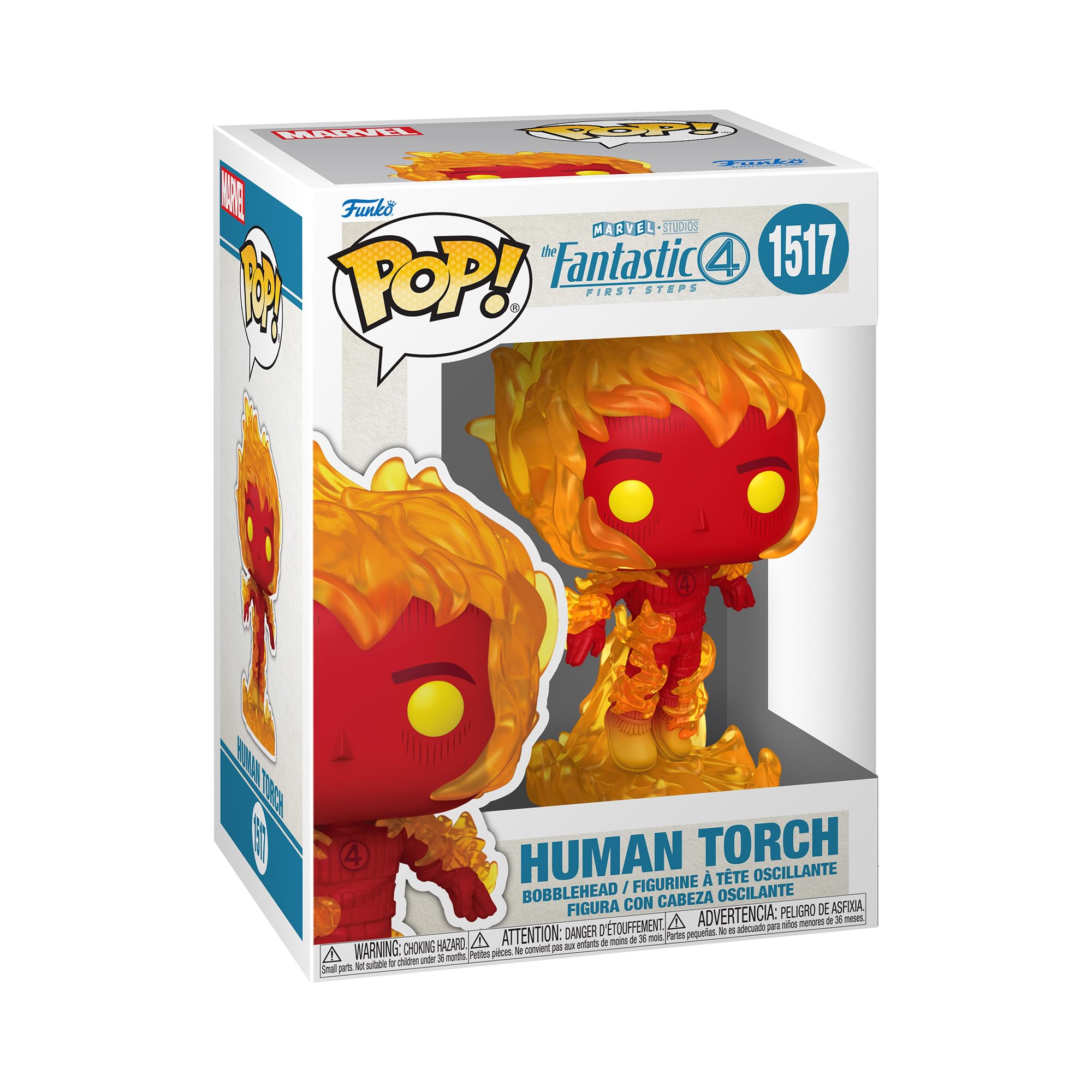 Funko Pop! Marvel: Fantastic Four (2025) - Human Torch Vinyl Figure