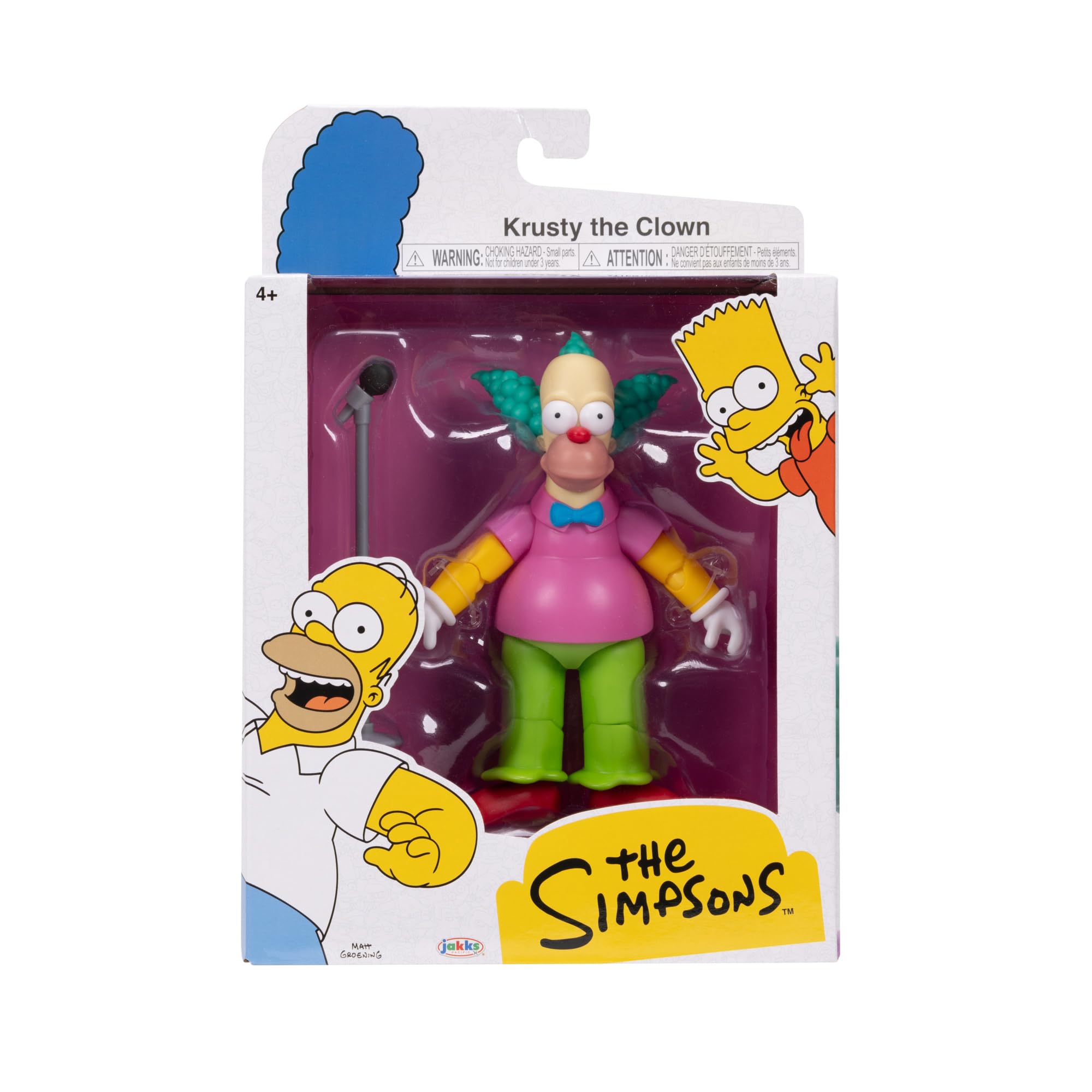 JAKKS Pacific The Simpsons - Krusty the Clown 12.7 cm Figurine 4