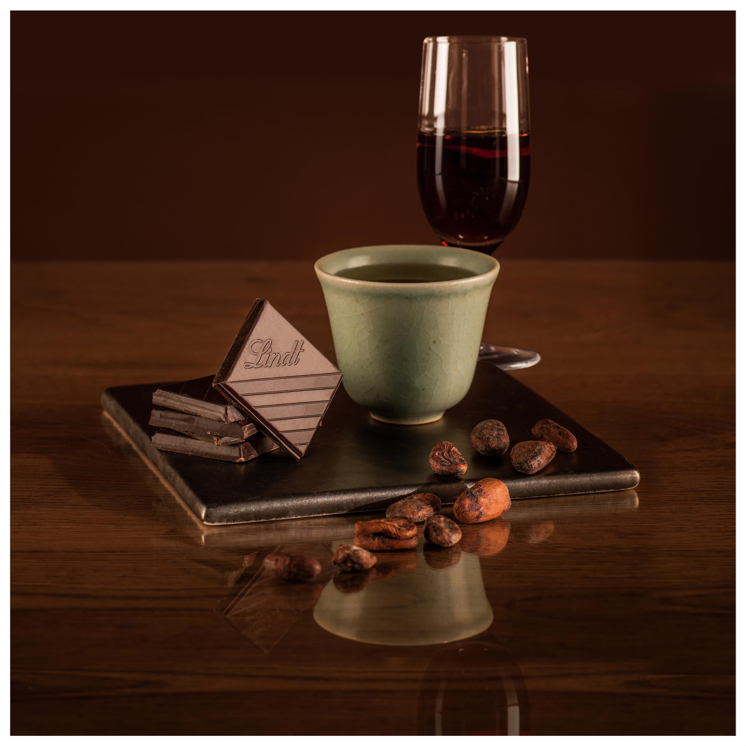 Lindt Excellence Dark Caramelised Hazelnut Chocolate Bar, 100g