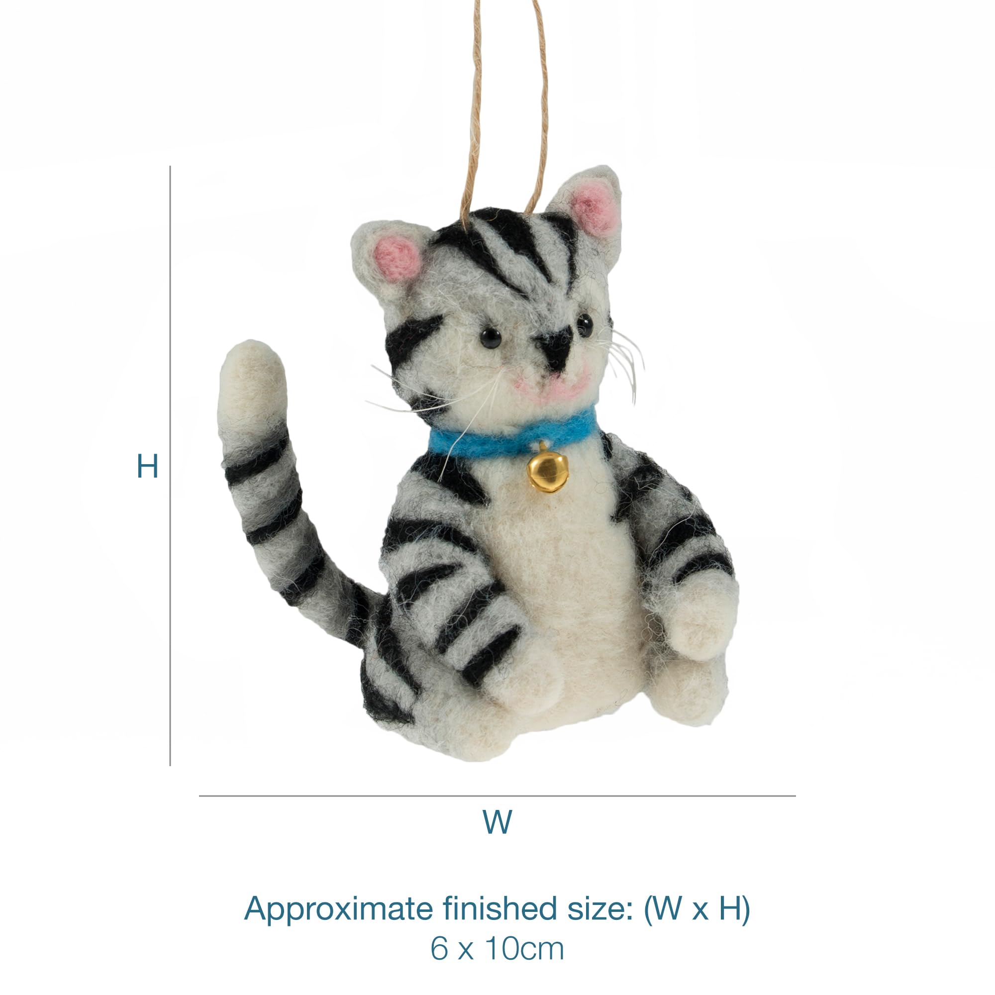 Trimits Needle Felting Craft Kit - Cat Design for Beginners 3