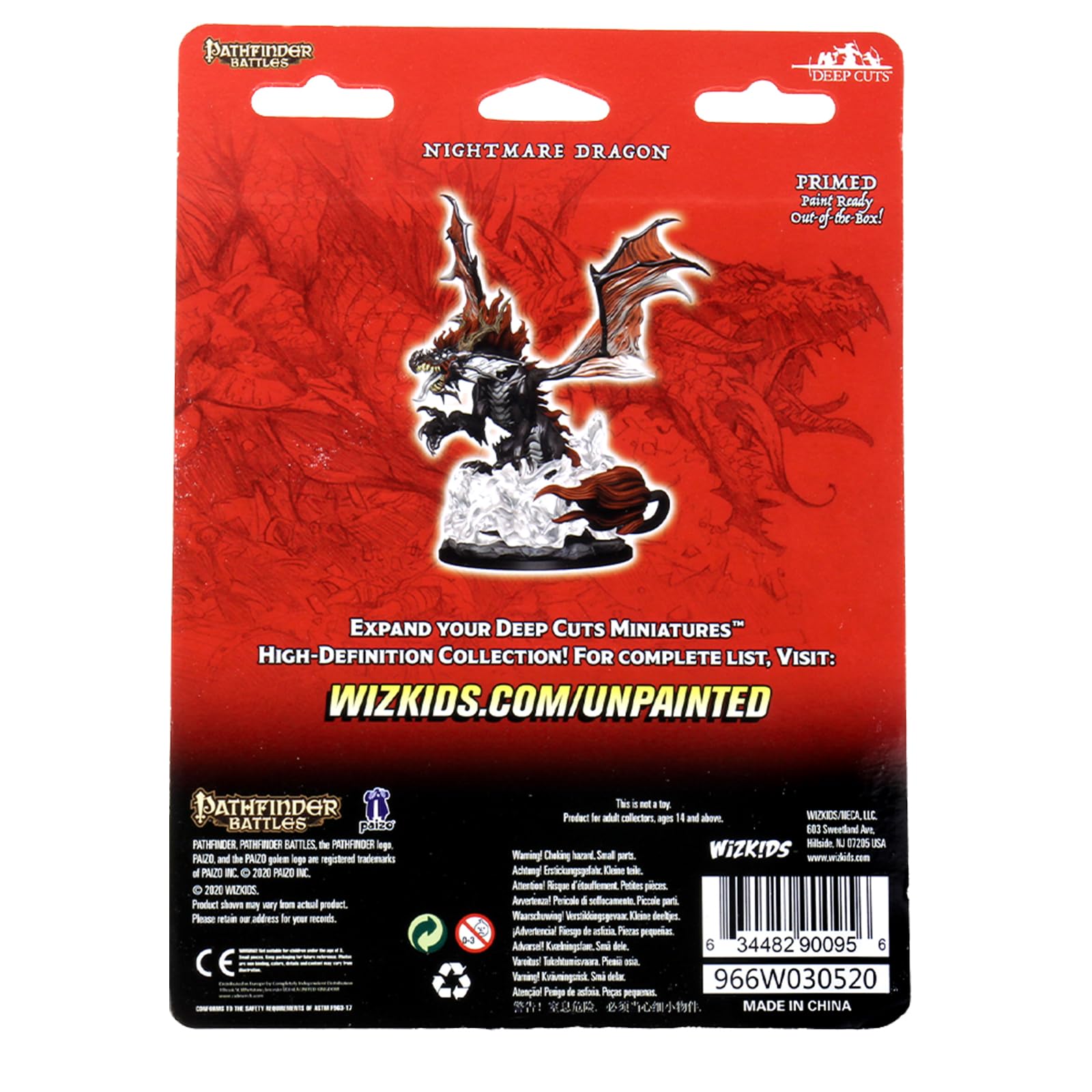 WizKids Dungeons & Dragons Nolzur's Marvelous Miniatures Nightmare Dragon 3