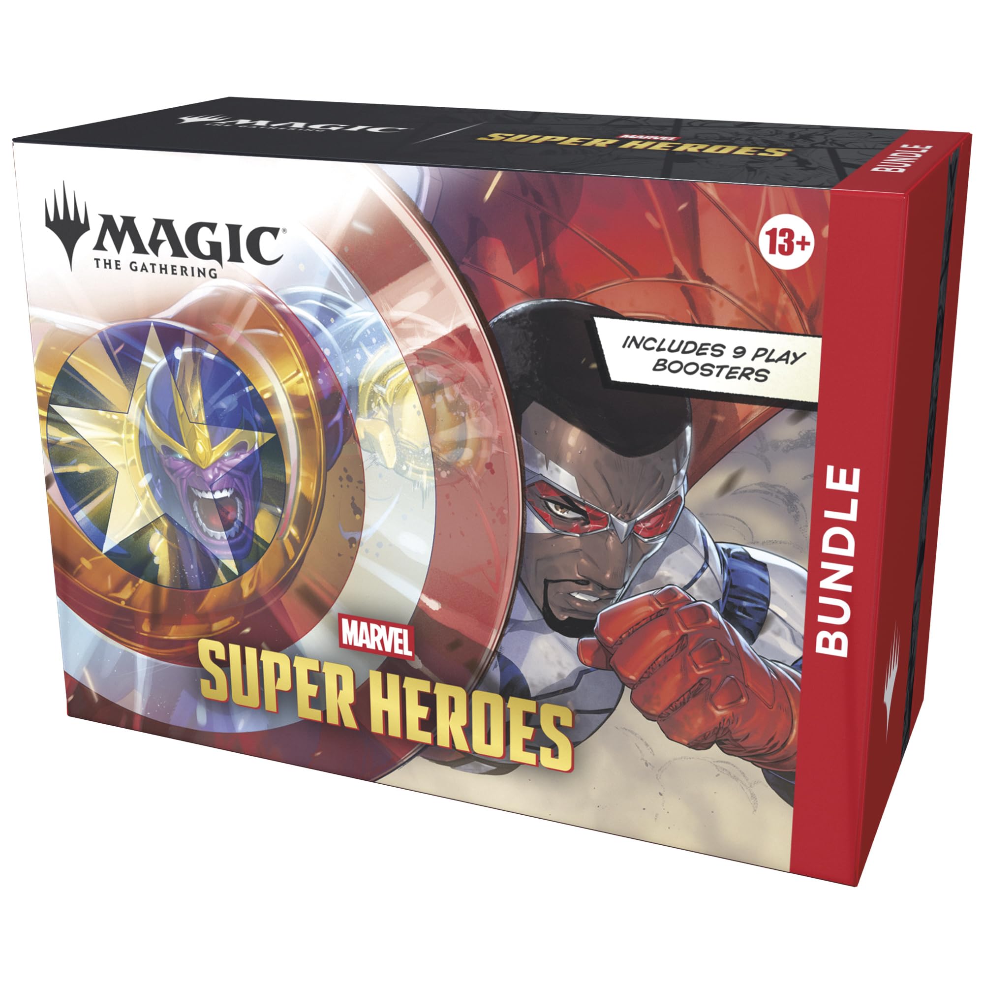 Magic: The Gathering - MSH: Marvel Super Heroes Bundle | 9 Play Boosters, 30 Lands, Alt-Art Foil Card 1