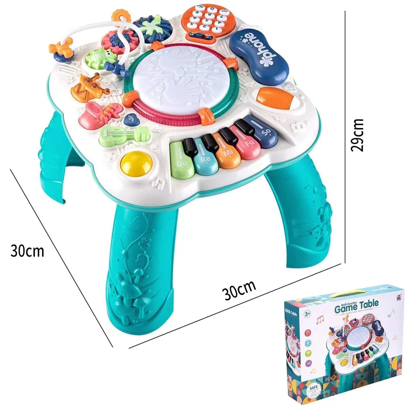 Baby Activity Table 11-in-1 Musical Learning Center - Educational Toy for 6 Months to 8 Years 3
