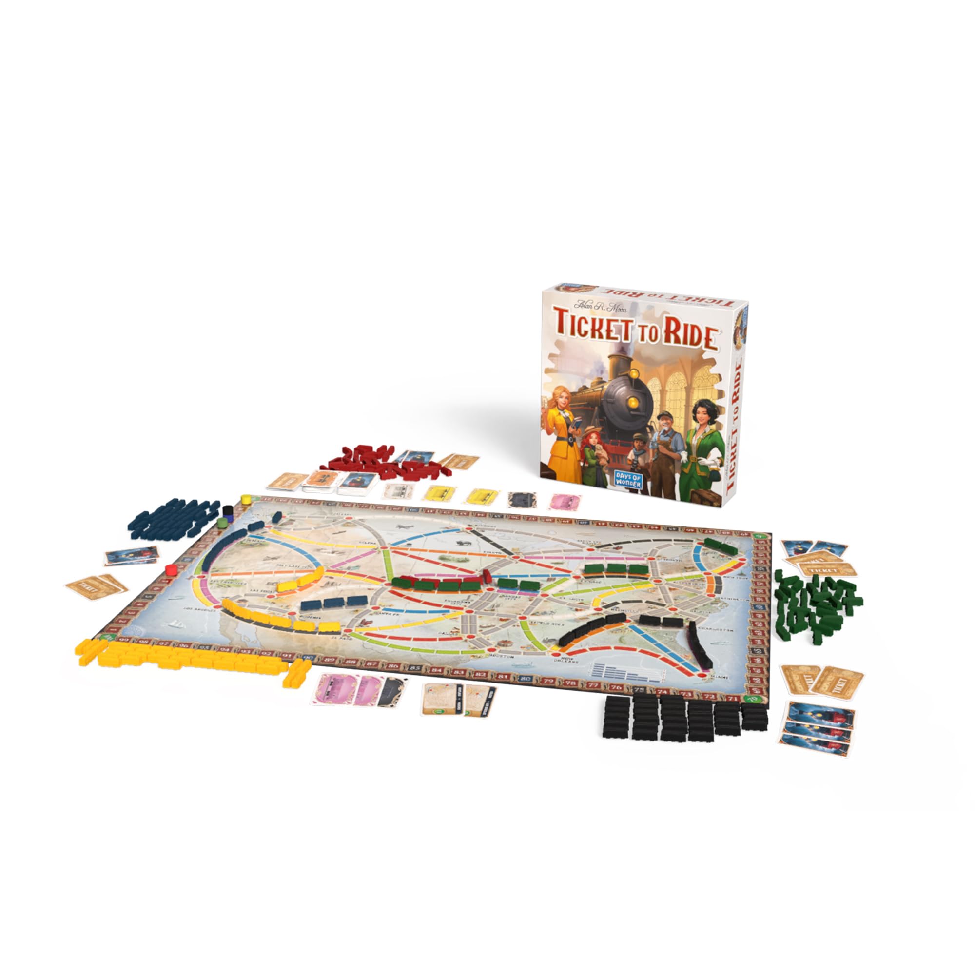 Asmodee Ticket to Ride Family Board Game for 2-5 Players