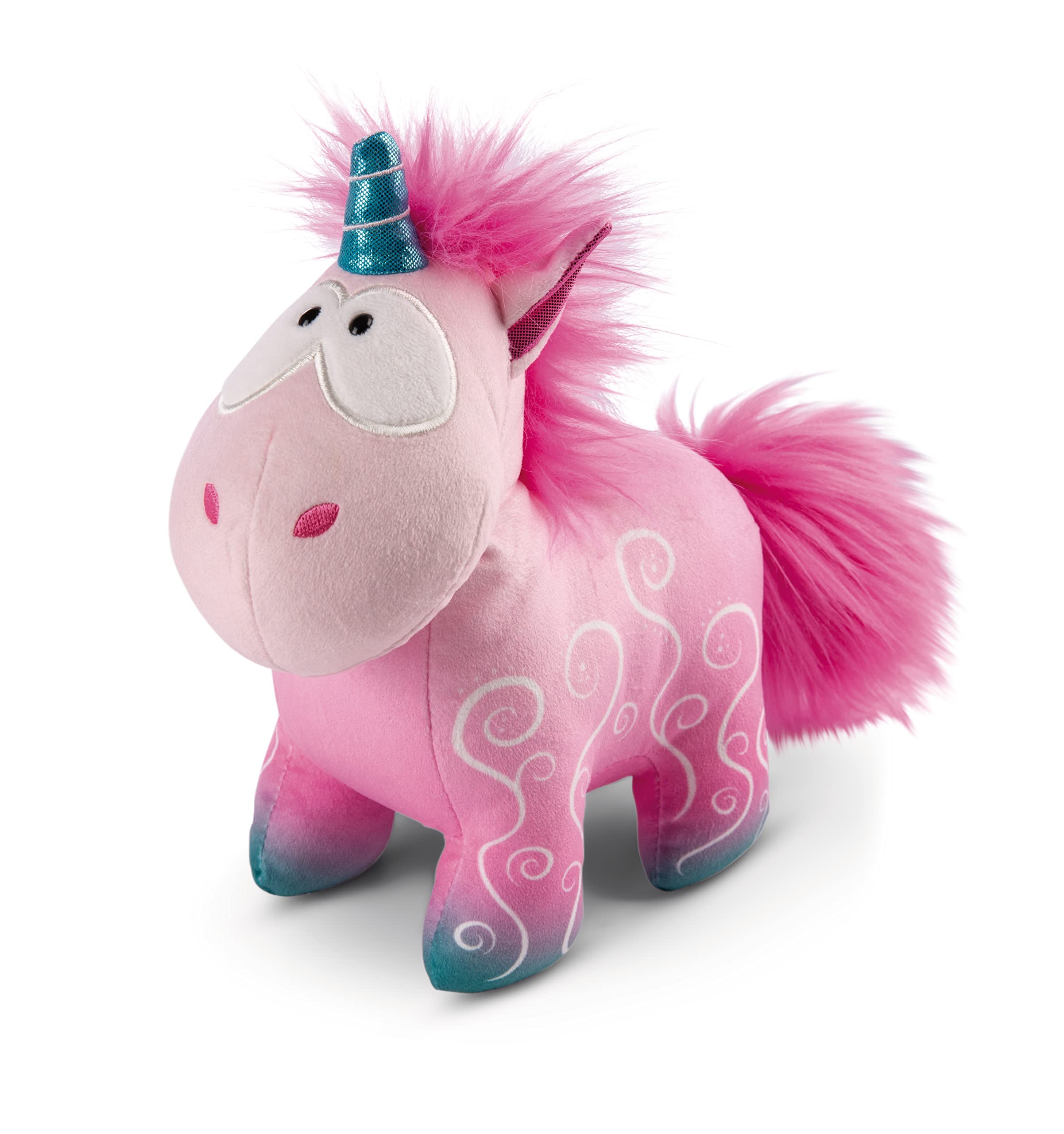 NICI 49106 Cuddly Unicorn Midnight Floral 22cm - Sustainable Plush Toy from Theodor & Friends 4